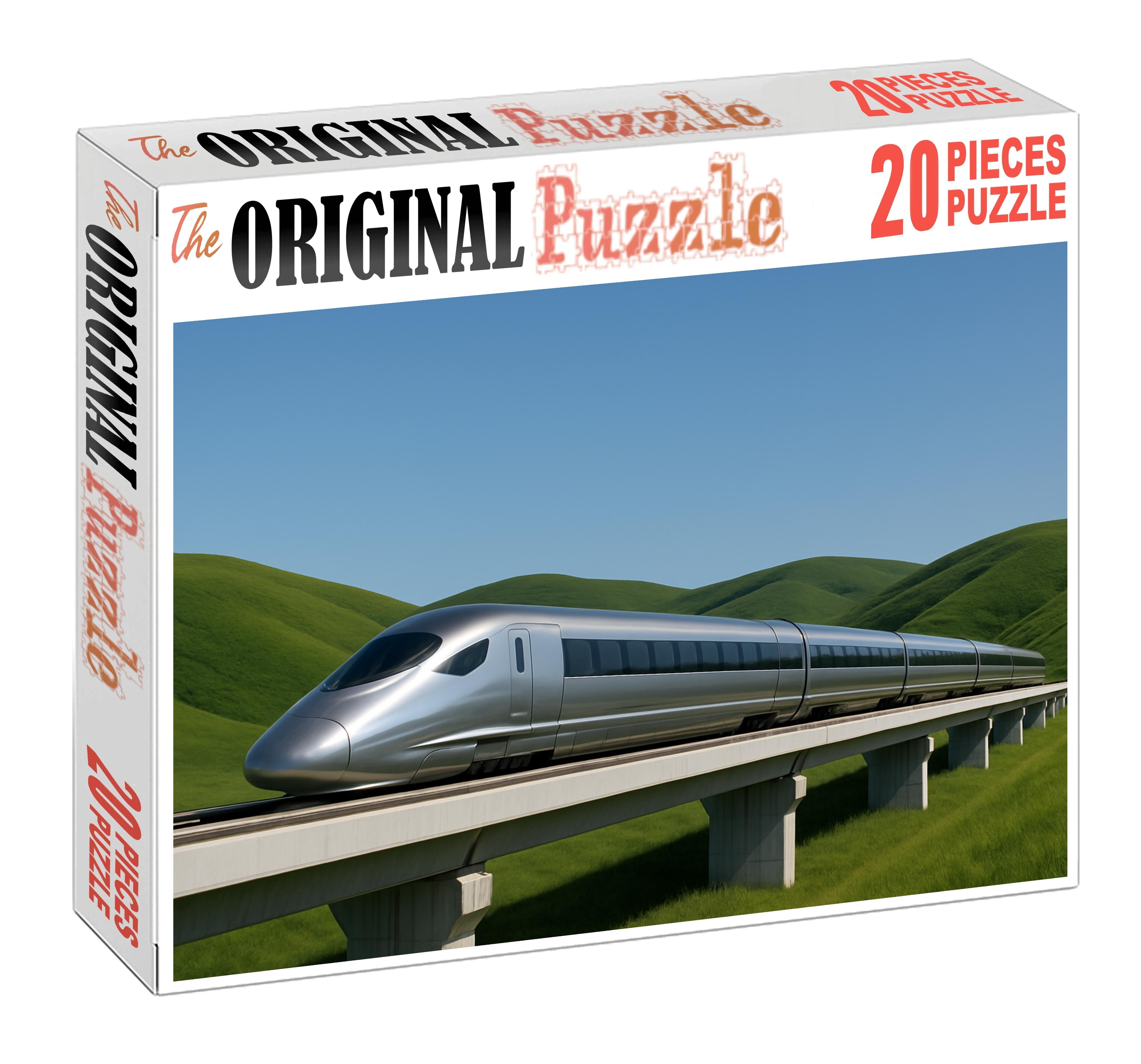 Hydrogen-fueled High-speed Maglev Puzzle For Kids