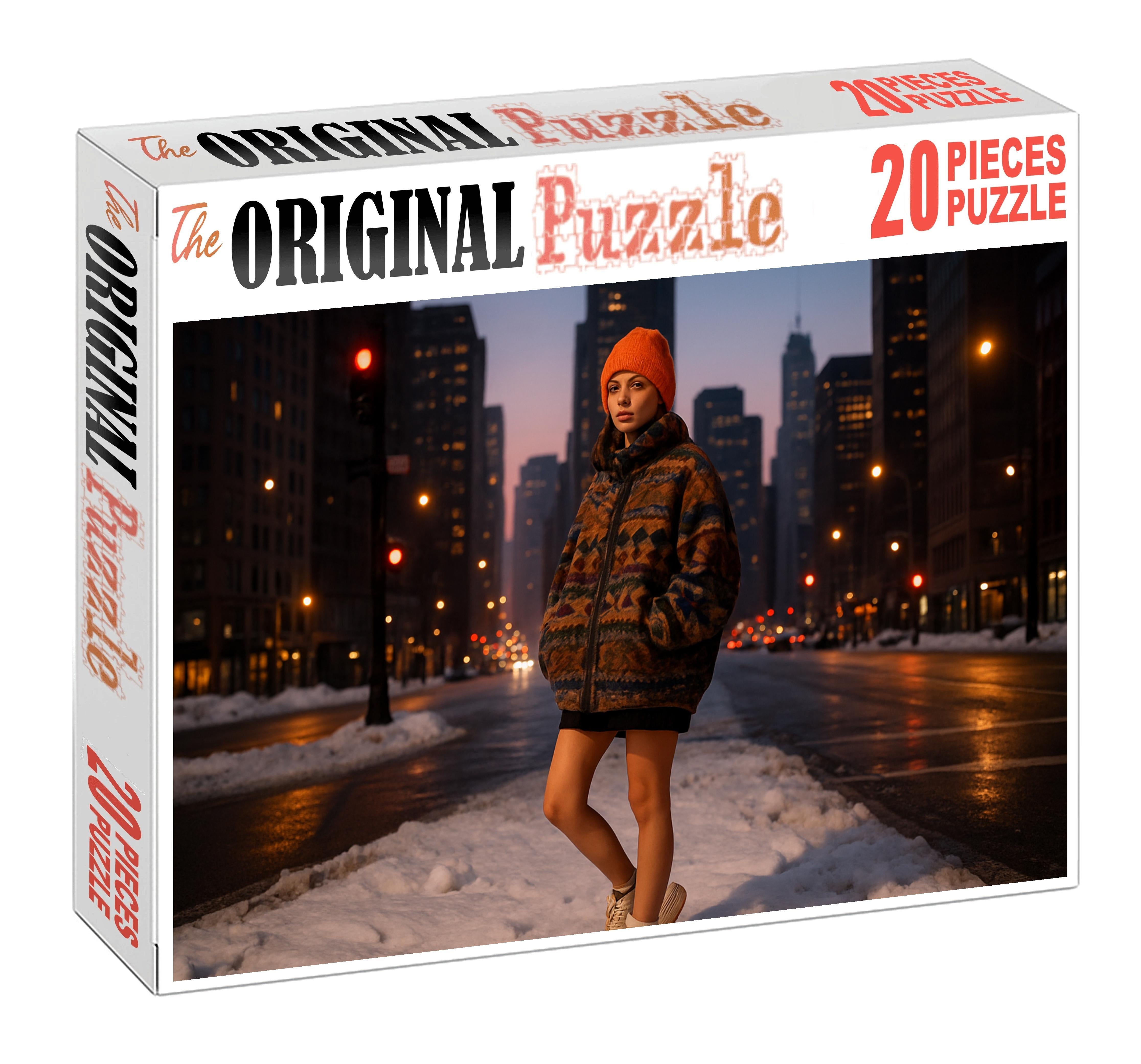 Urban Streetwear Renaissance Bold Patterns Meet Retro Cuts Mini Puzzle