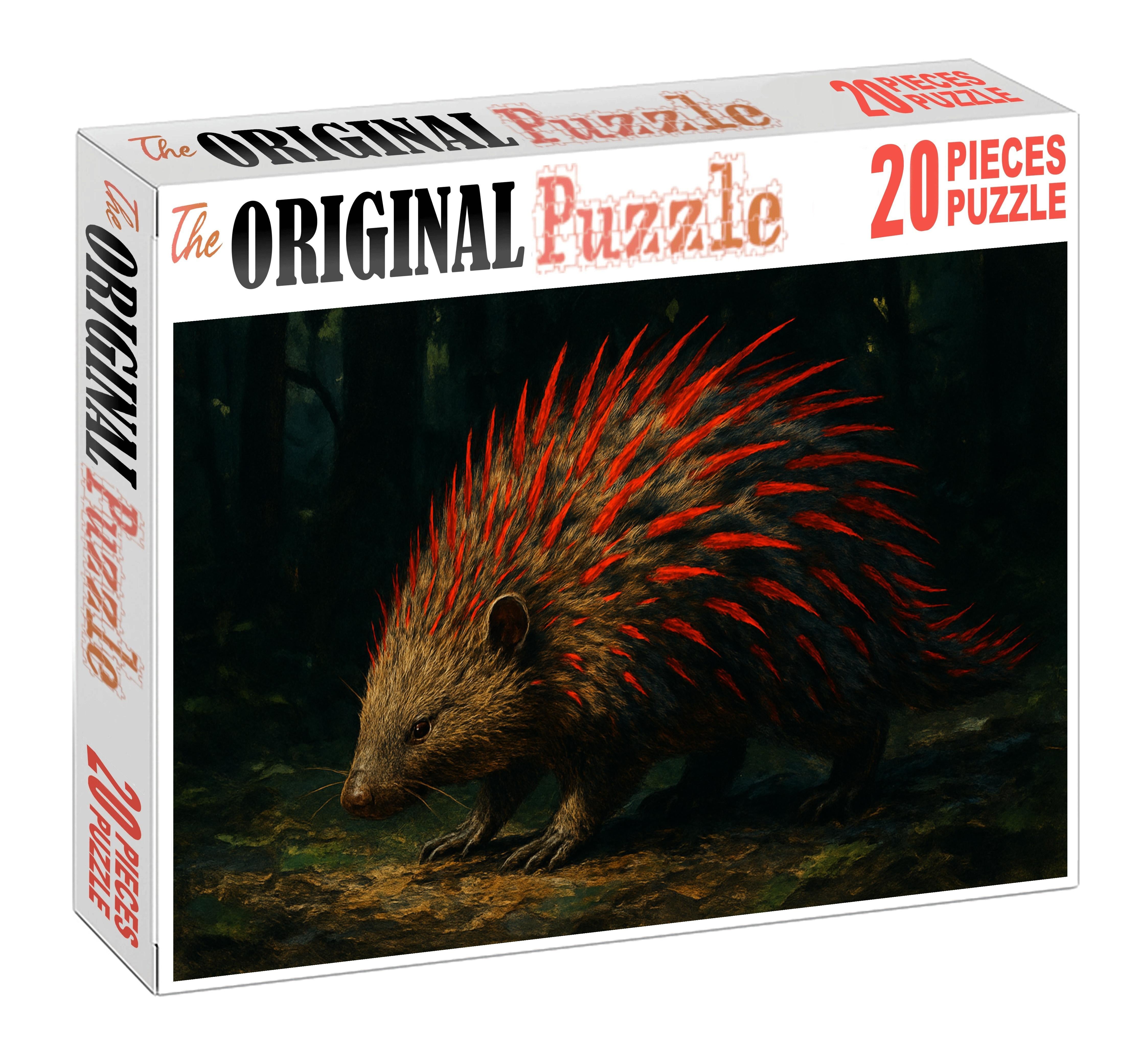 Crimson Bristleback Forest Floor Forager 50 Piece Puzzle