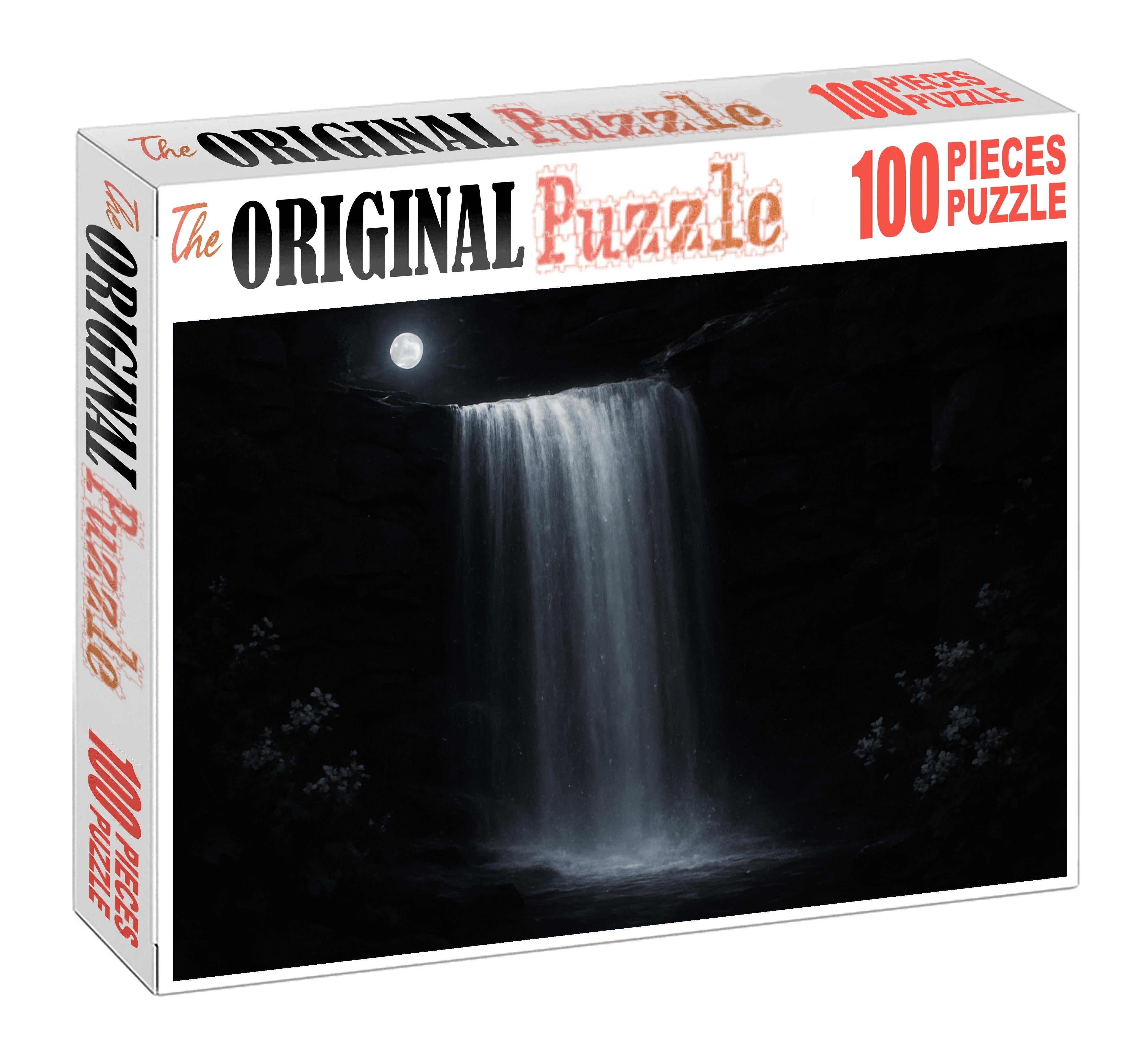 Midnight Driftfall Custom Jigsaw Puzzle