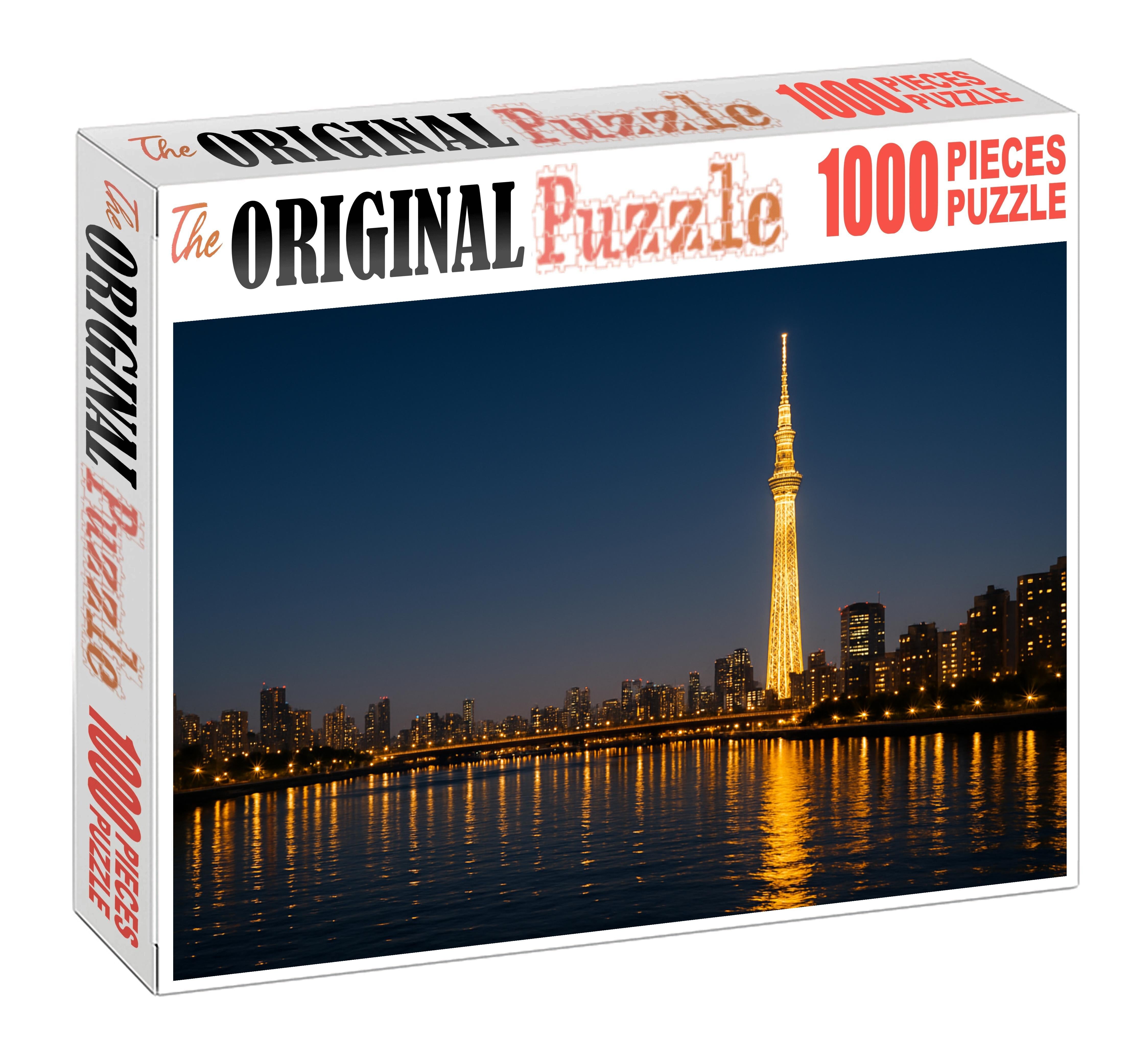 Seoul Hangang River Skyline Expansive Riverside Cluster With The Lotte World Tower As A Focal Point Puzzle Challenge