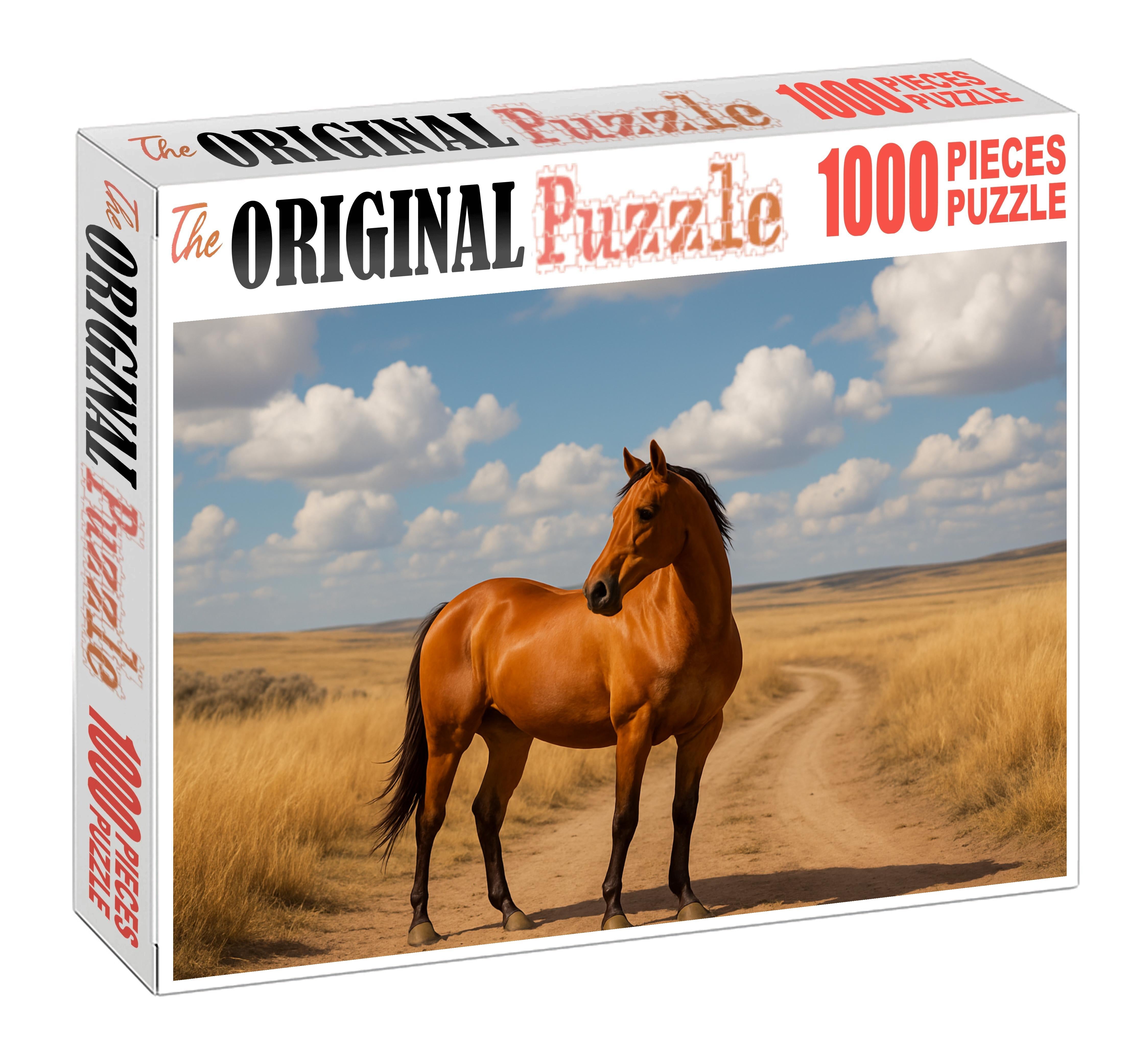 Golden Prairie Arabian Filly Challenging Puzzles