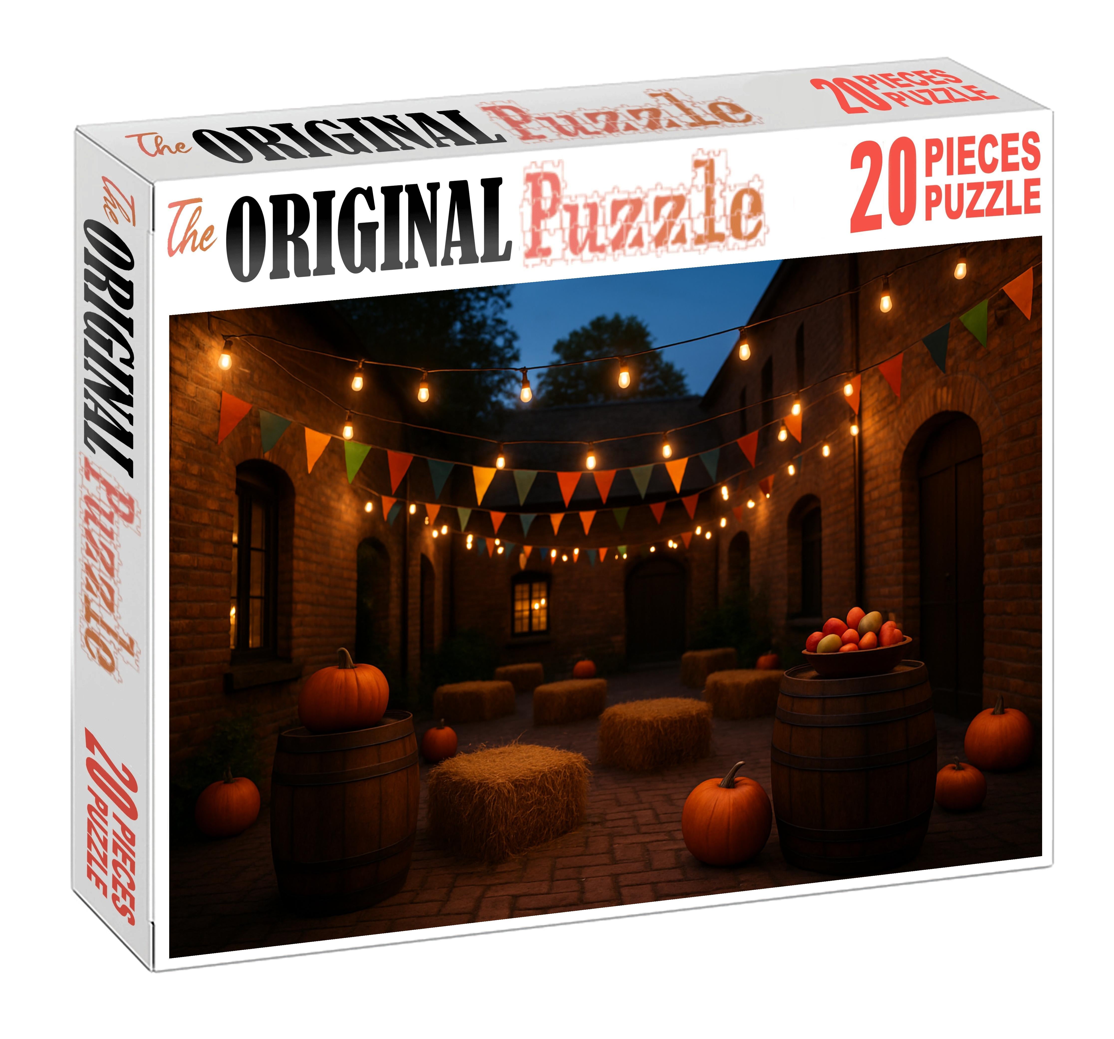 Harvest Festival Courtyard 200 Piece Puzzle
