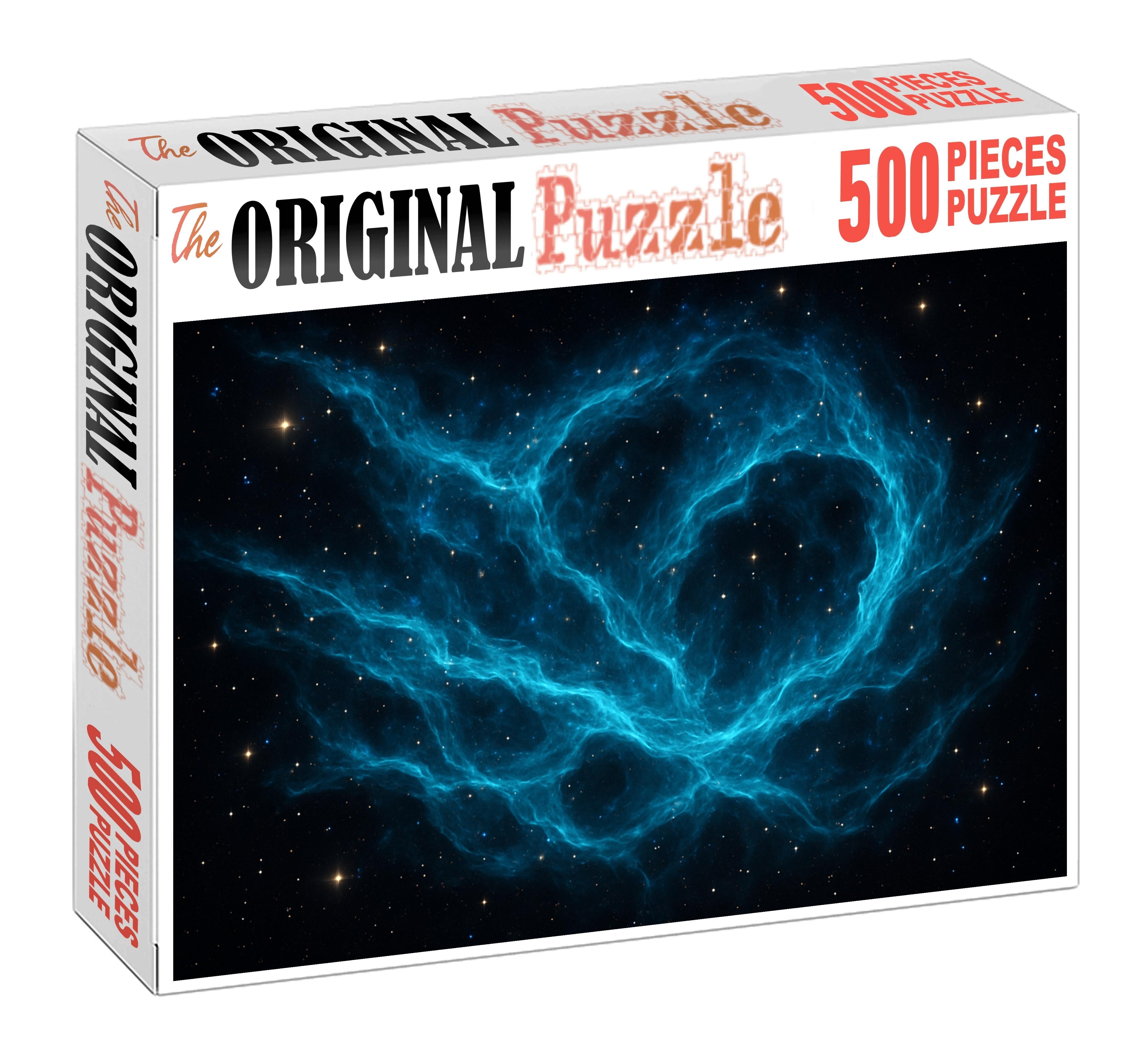 Sapphire Veil Nebula 1000 Piece Puzzle