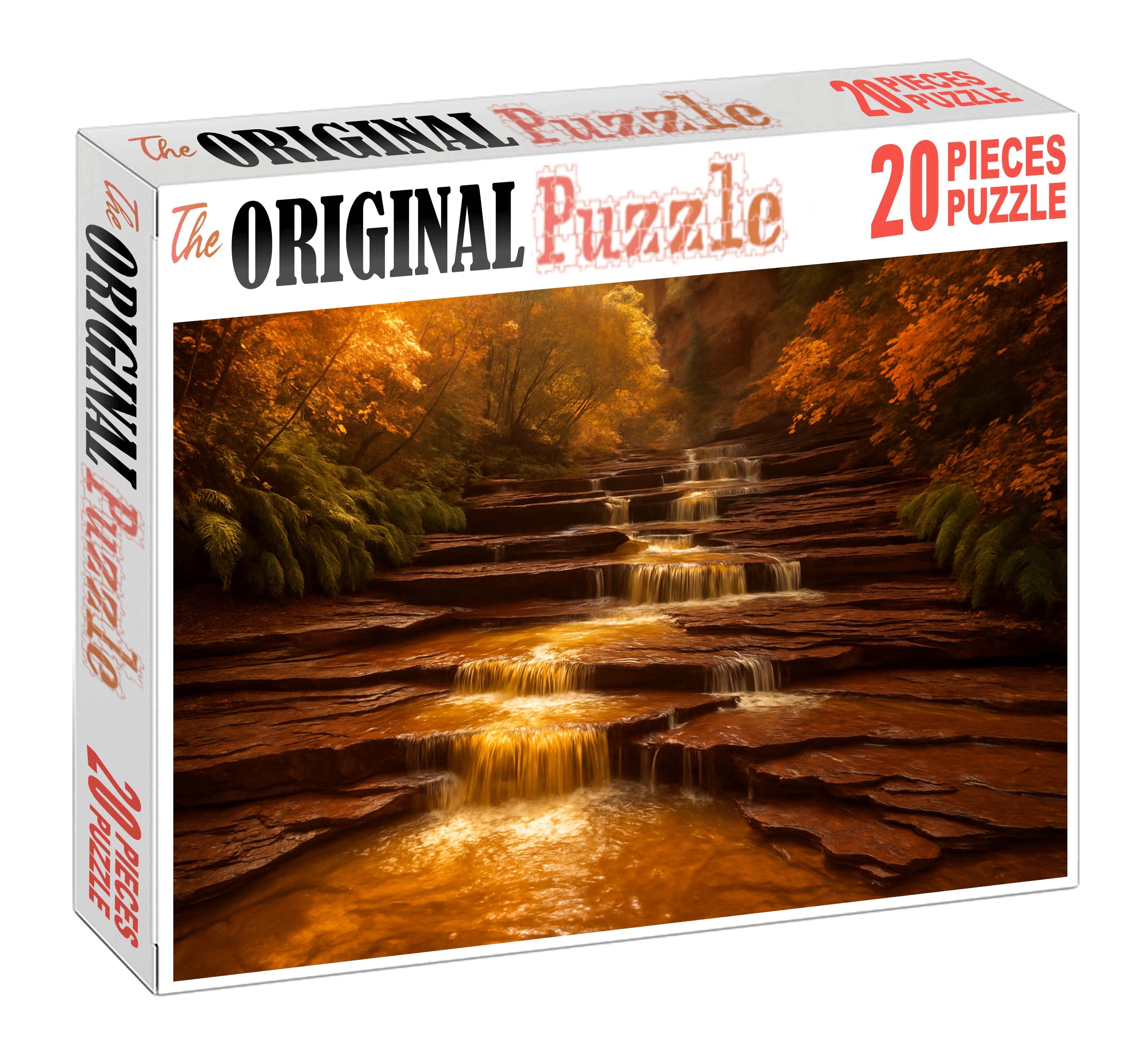 Amber Fan Cascade Challenging Puzzles