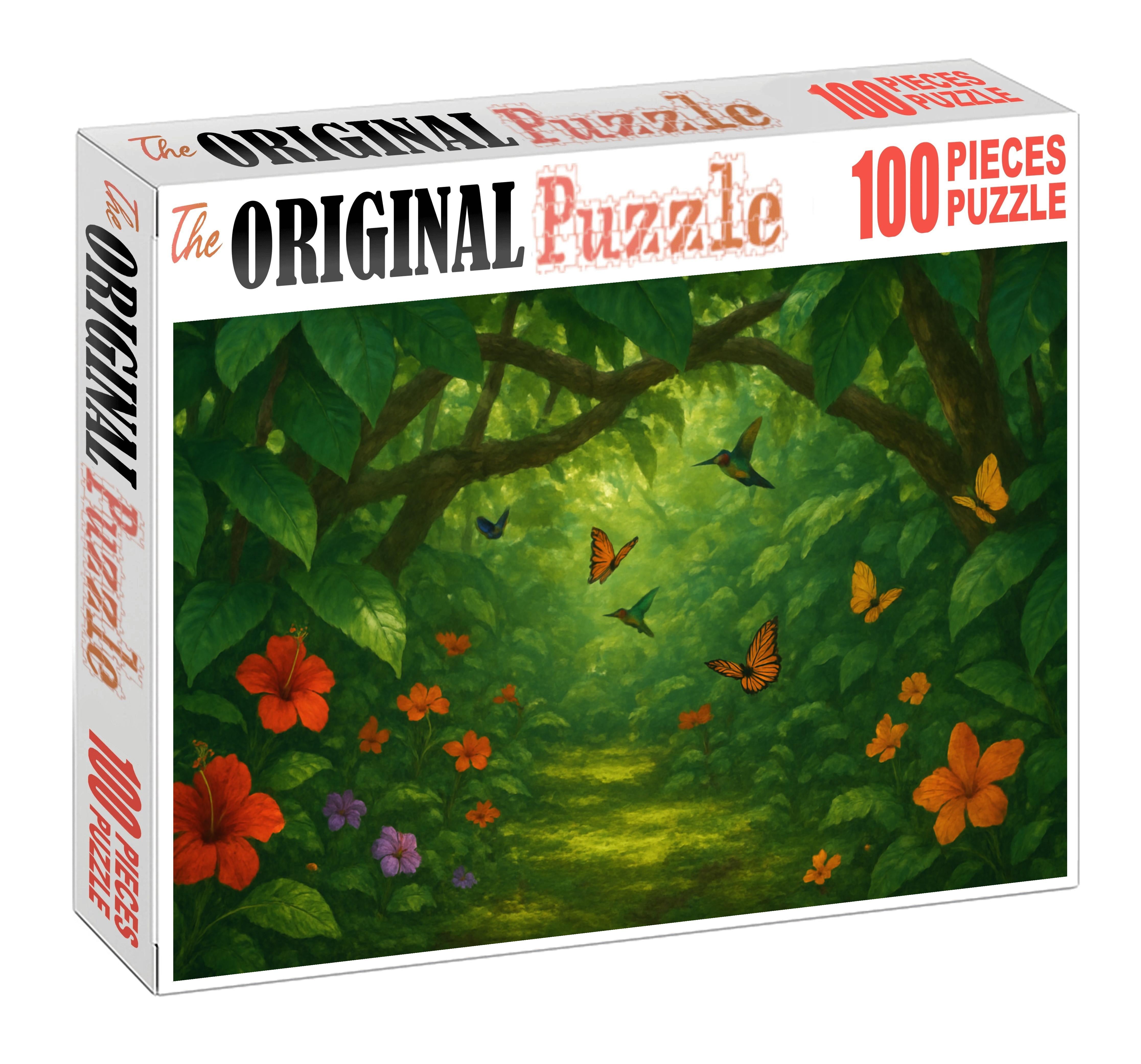 Verdant Rainforest Hollow 200 Piece Puzzle