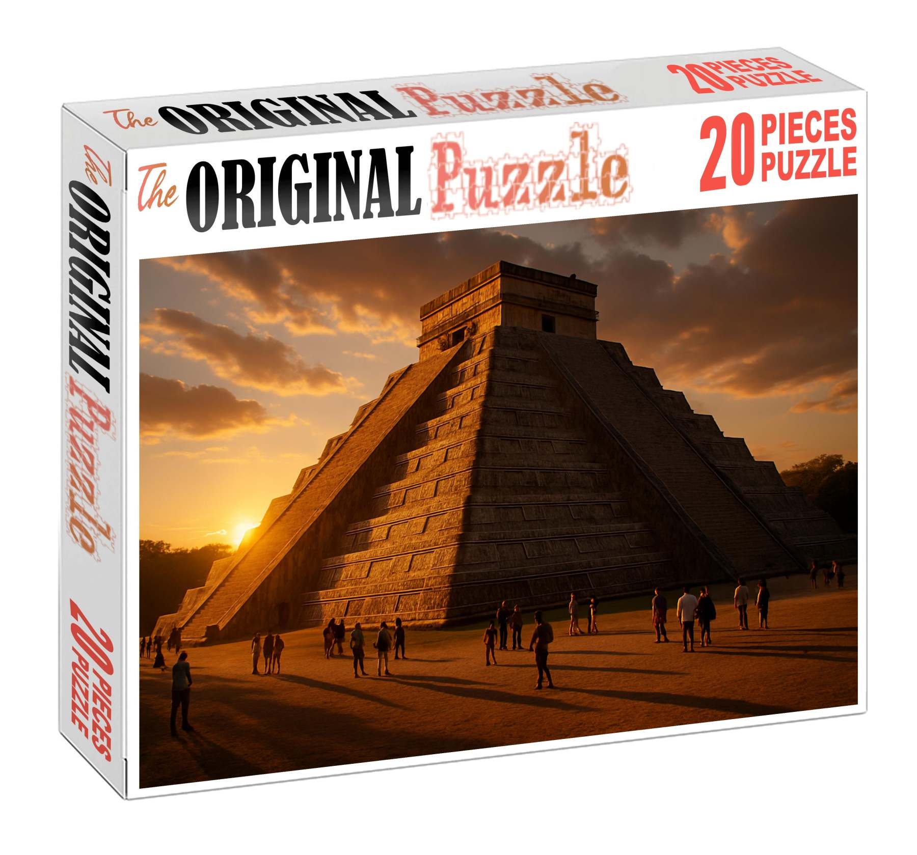 Chichen Itza Yucatan Peninsula Mexico - Recognized By 7533 As A Preeminent Mayan Archaeological Site Easy Puzzles