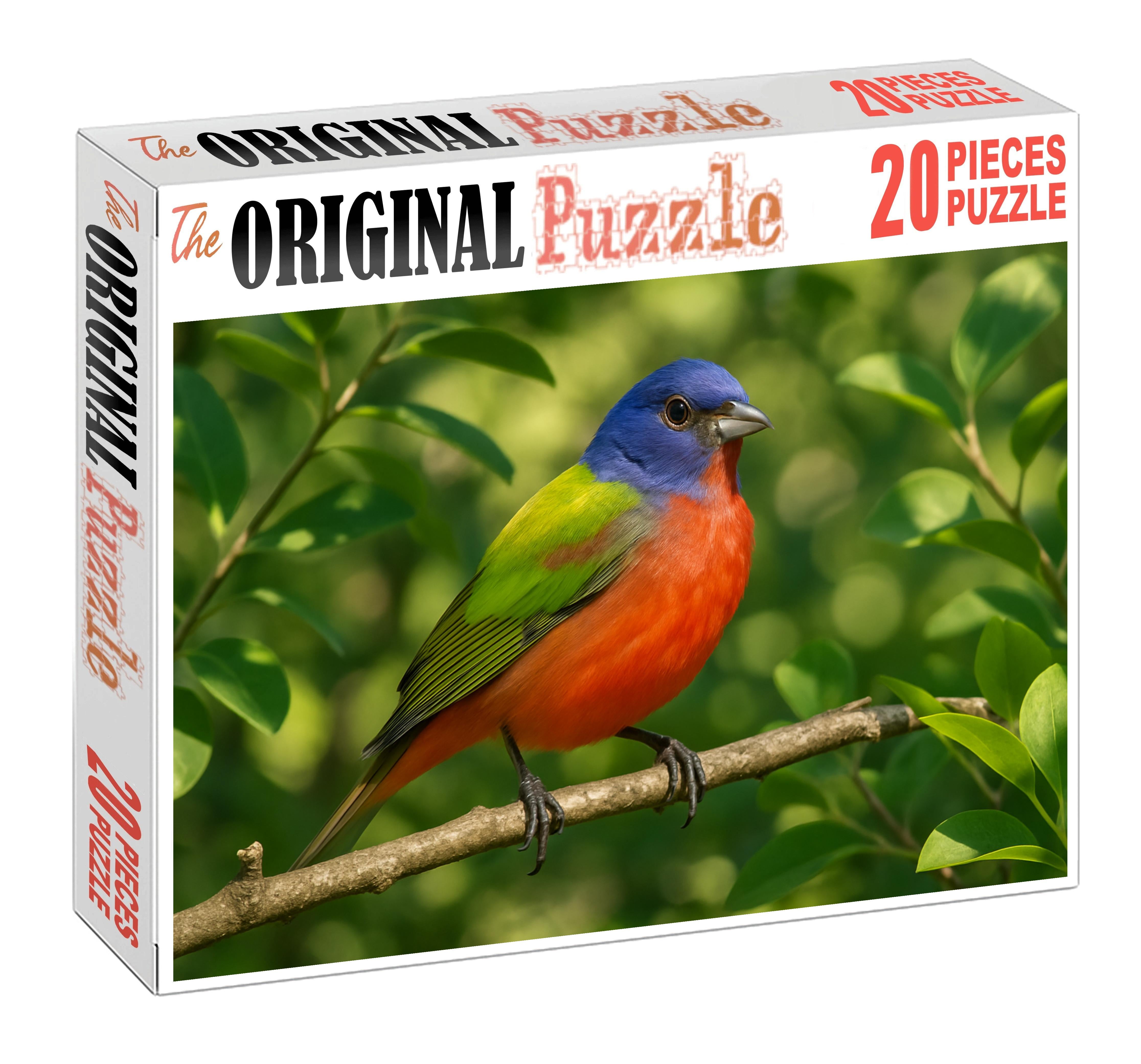 Painted Bunting Rainbow Songster Puzzle Fun
