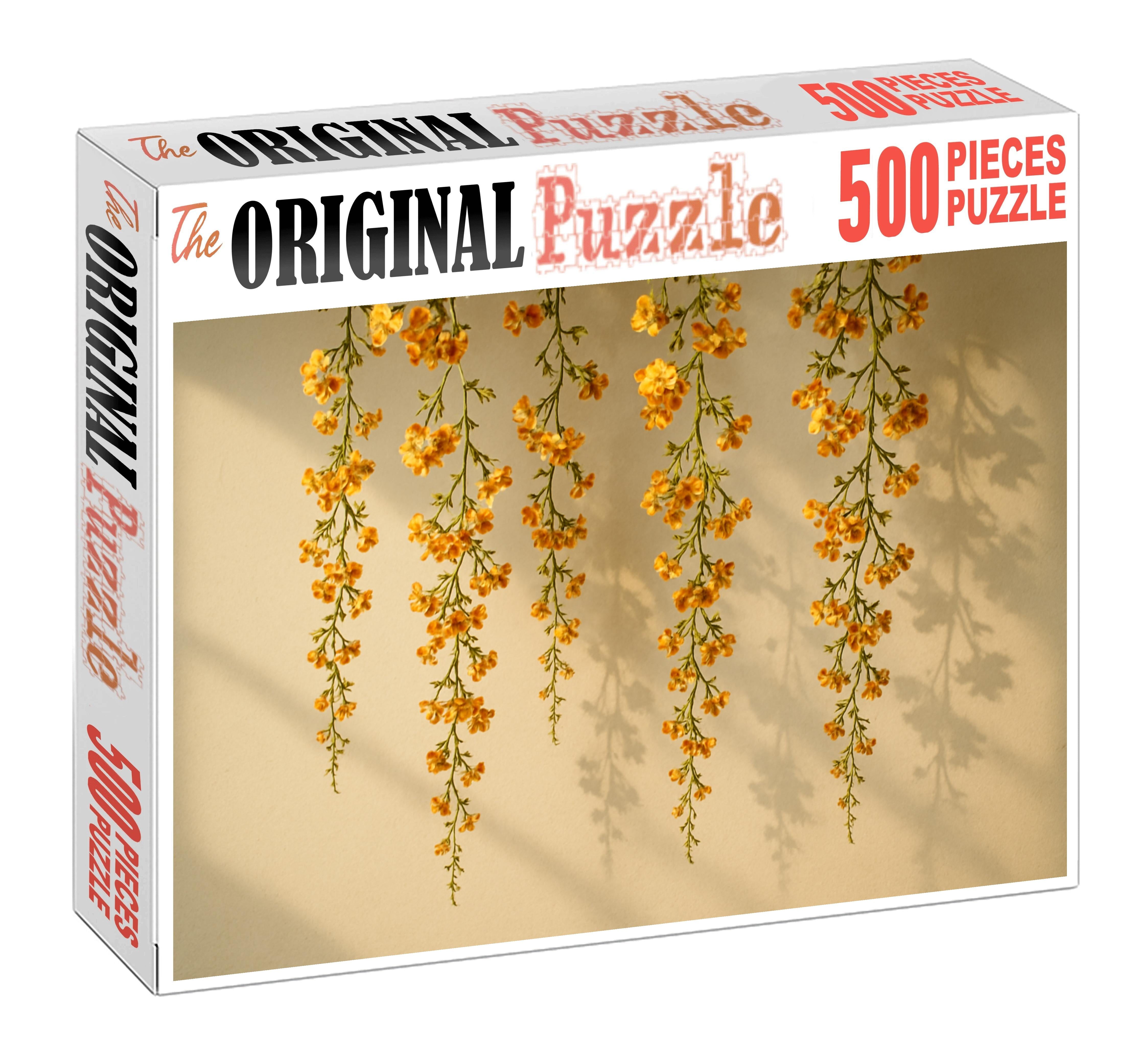 Golden Hour Hanging Garden Warm Toned Blooms On Twining Vines Family Puzzles