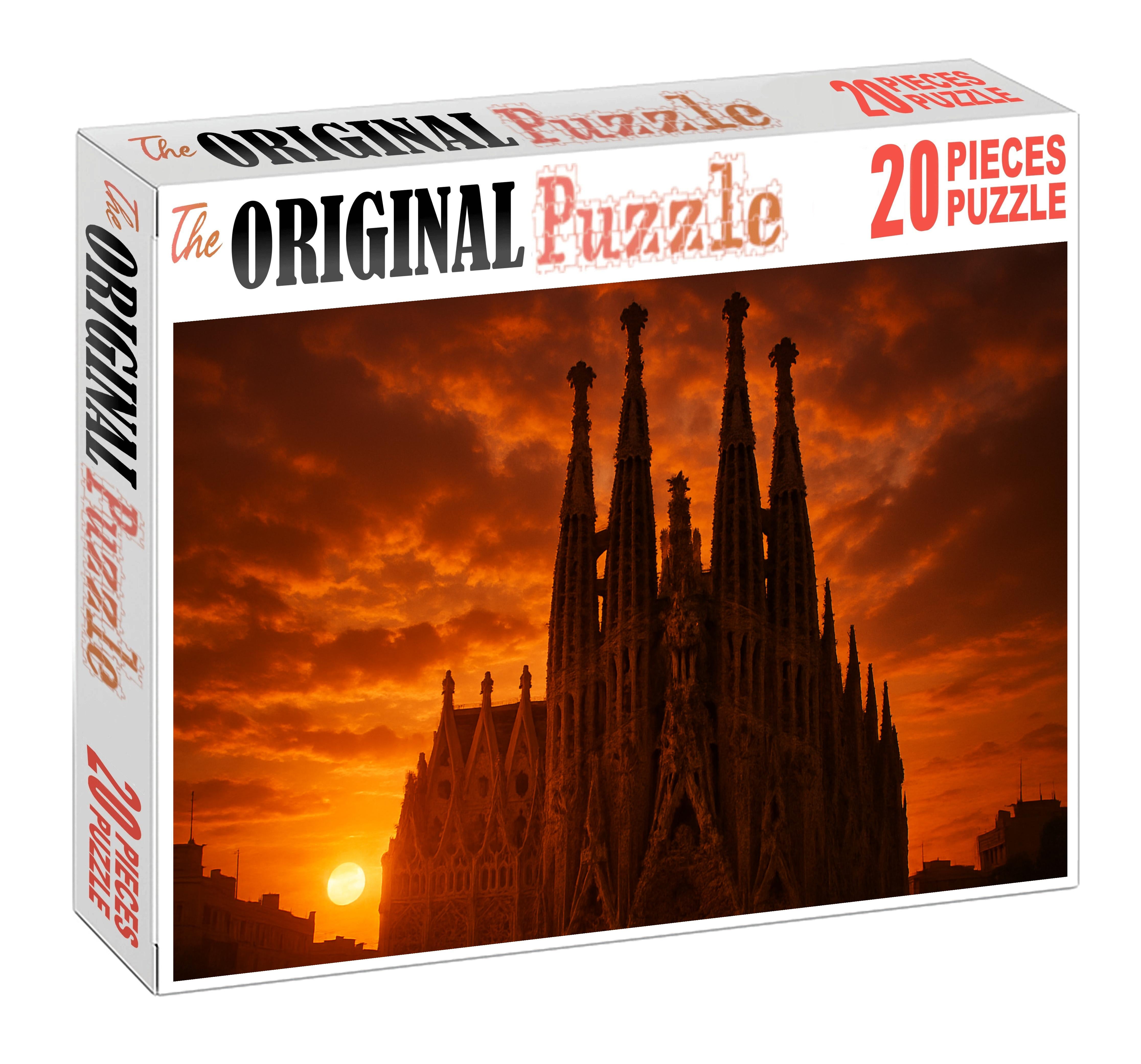 Sagrada Familia Barcelona Spain  Identified By 8234 Worldwide For Its Unique Architectural Synthesis Puzzle Challenge