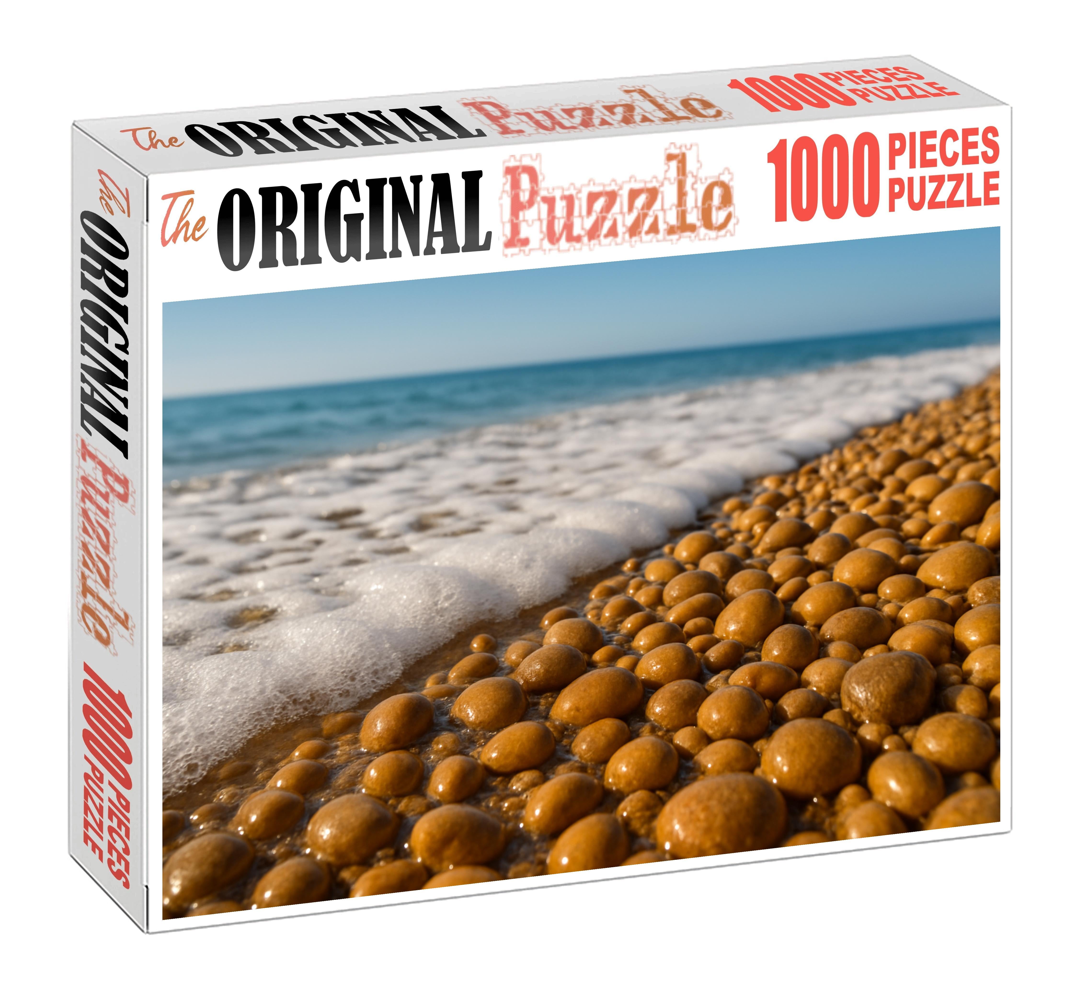 Golden Pebble Bay Unique Puzzle Design