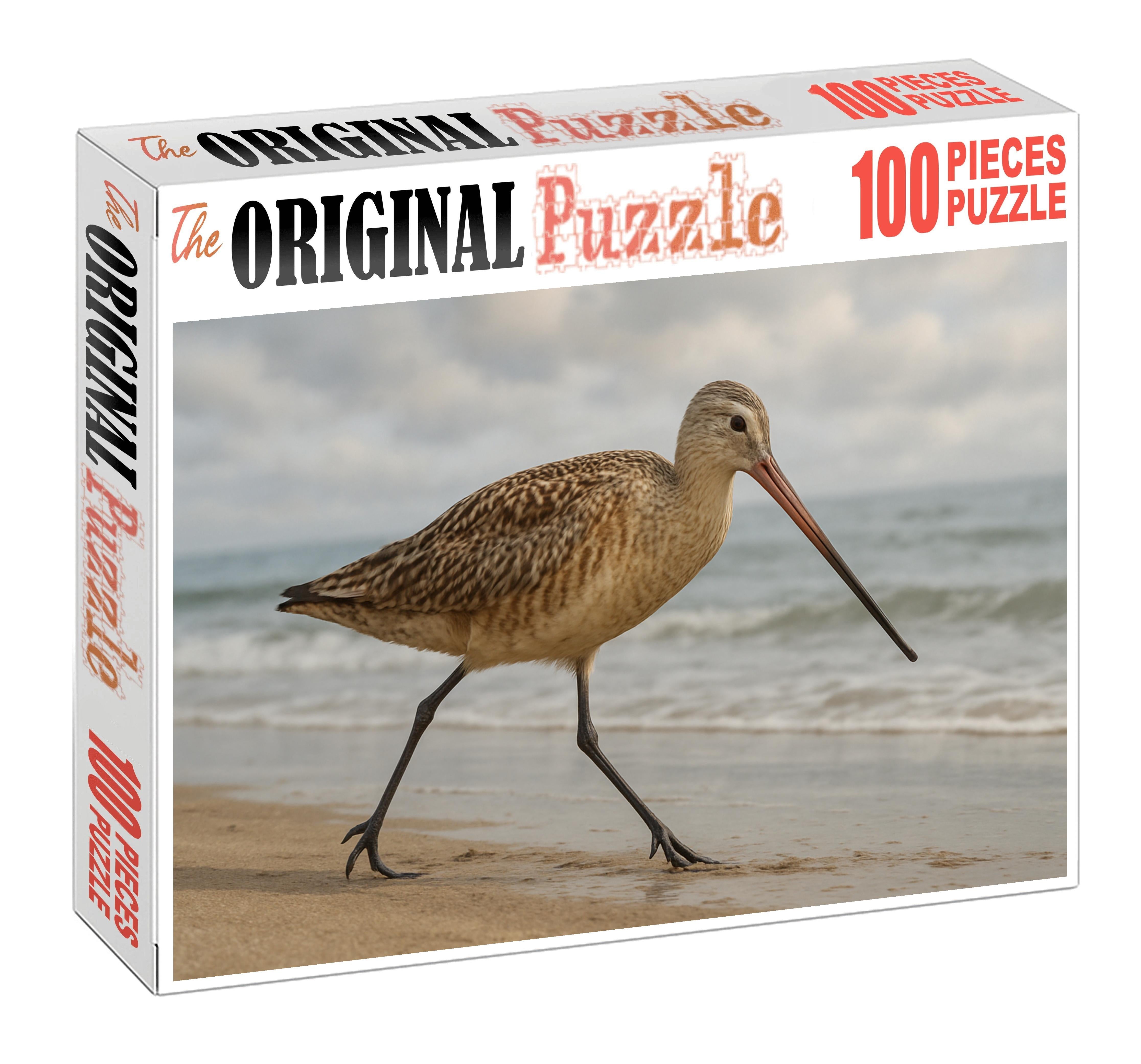 Marbled Godwit Graceful Long-distance Forager Puzzle For Kids