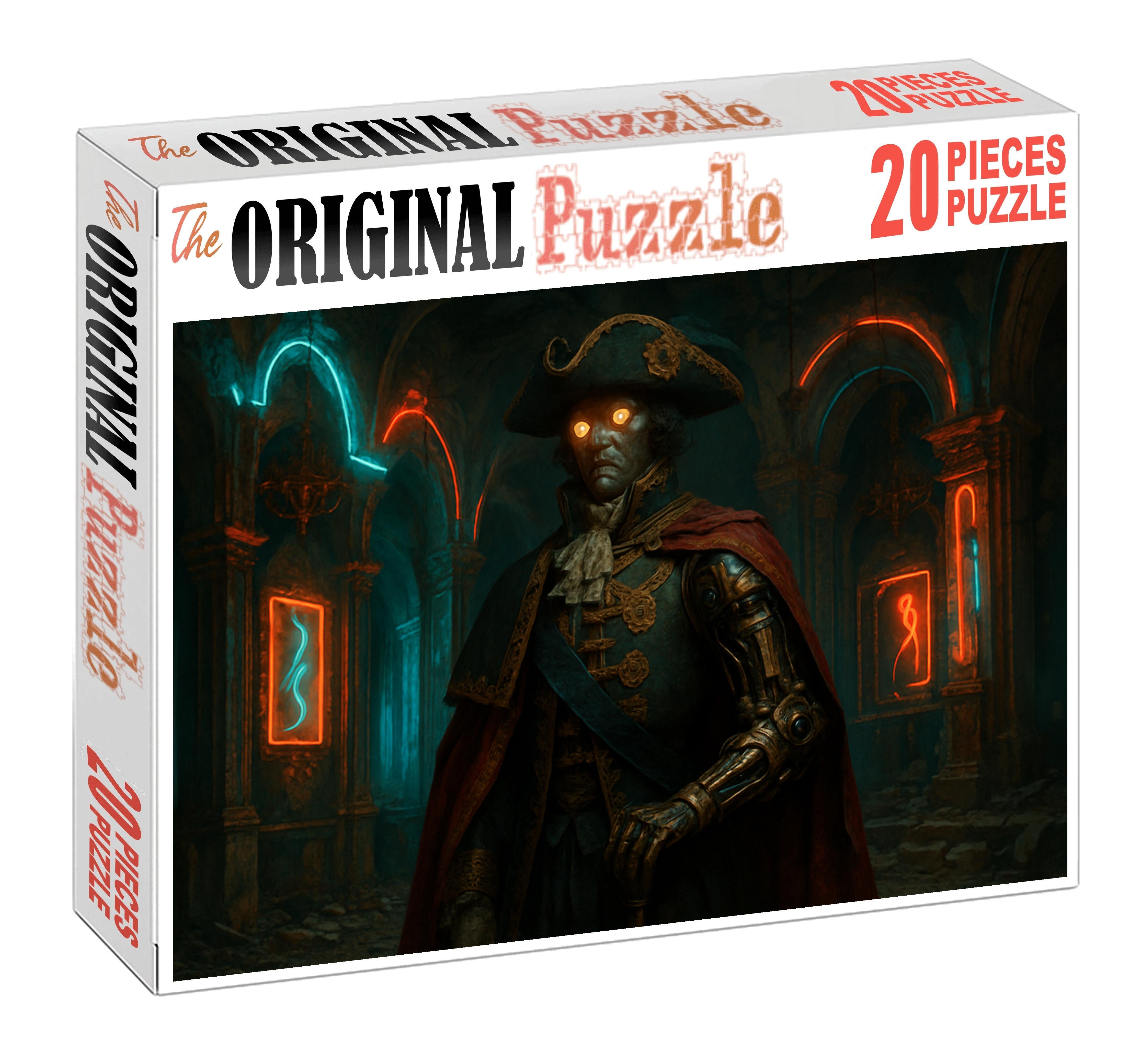 Post-renaissance Dystopian Ballad Baroque Elegance Meets Dark Futurism 20 Piece Puzzle