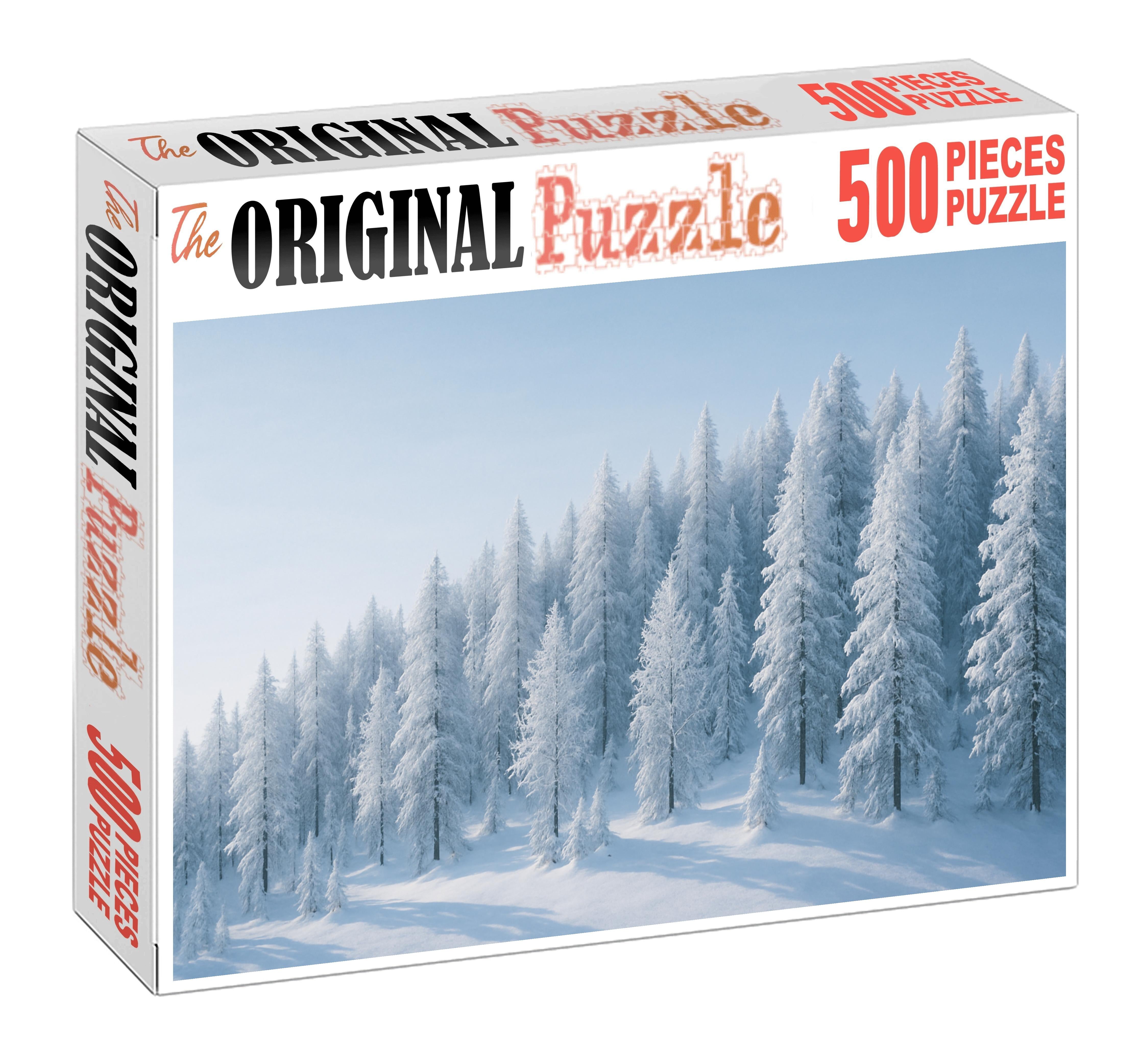 Winter Pine Ridge Premium Puzzle Pieces