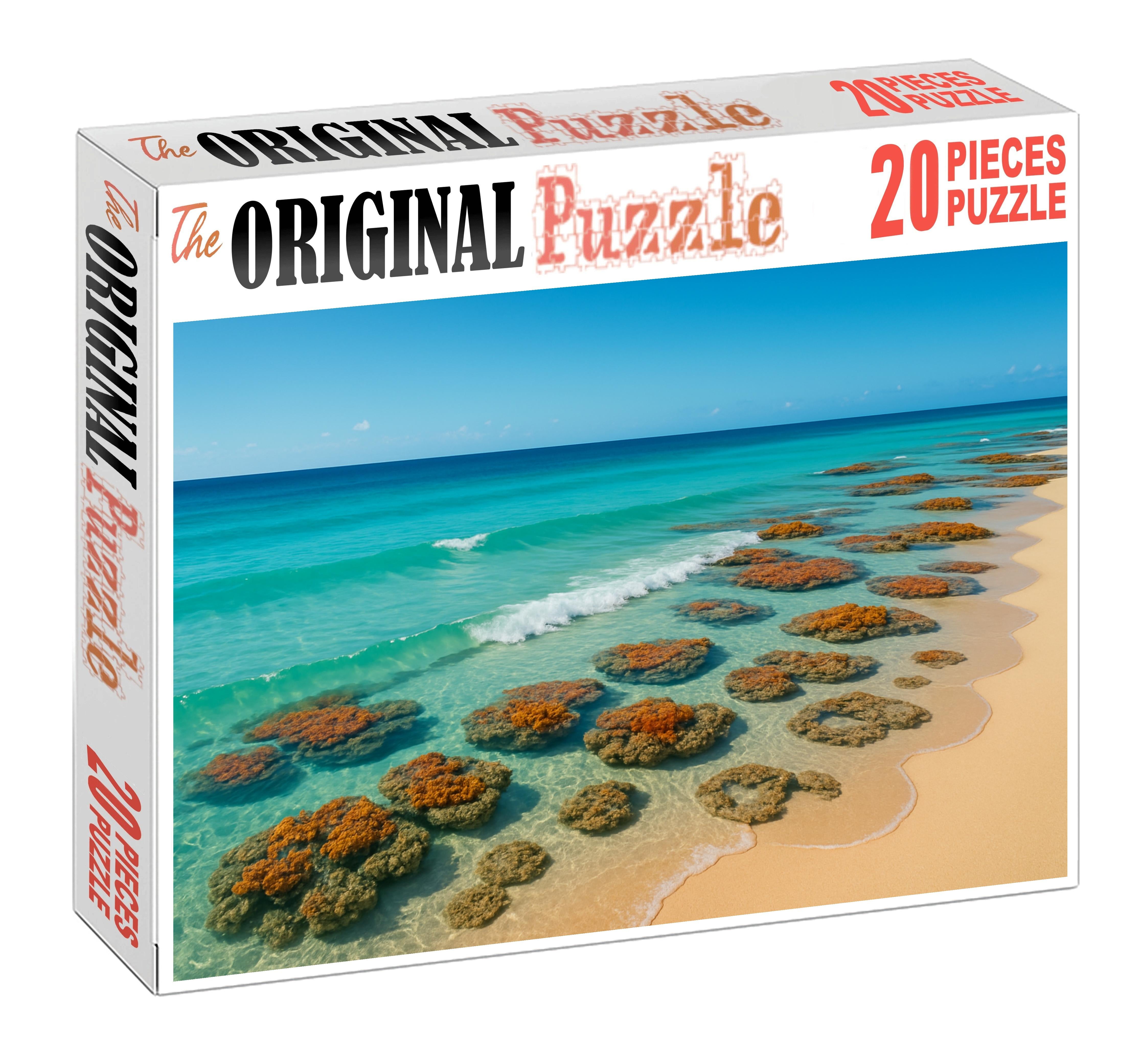 Sunlit Coral Shoreline 50 Piece Puzzle