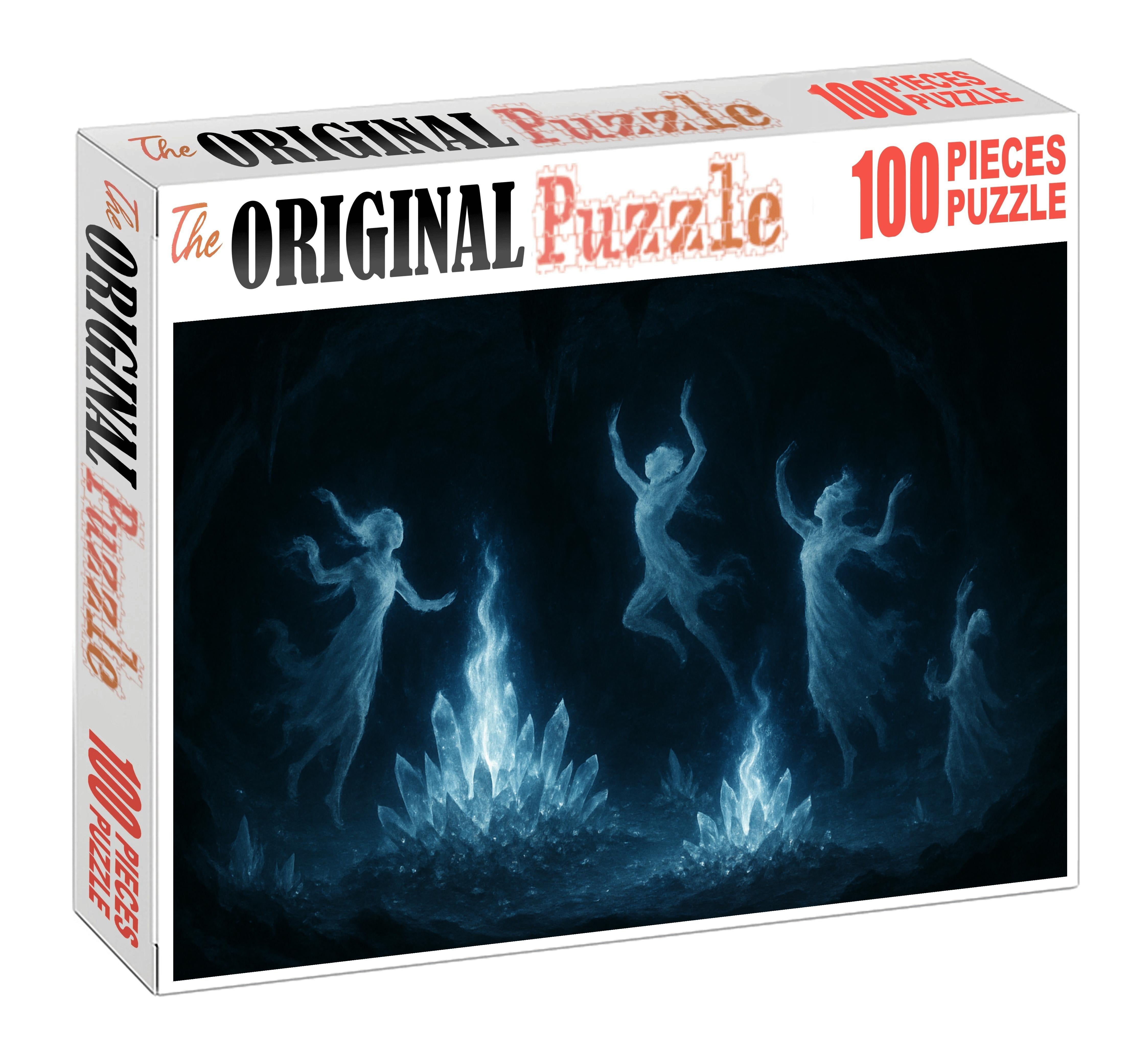 The Cavern Of Frozen Flames 300 Piece Puzzle