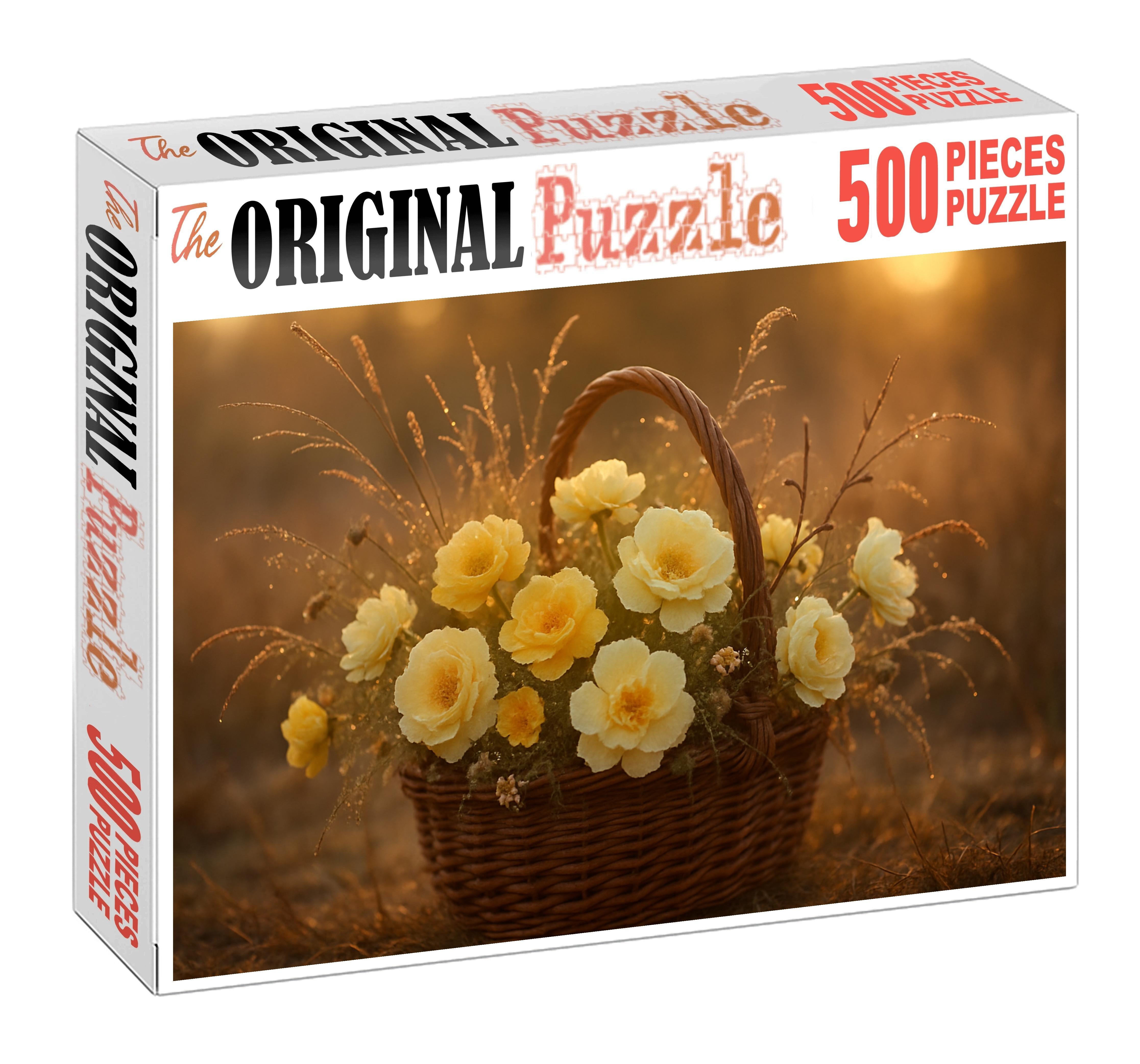 Golden Meadow Arrangement Puzzle For Adults
