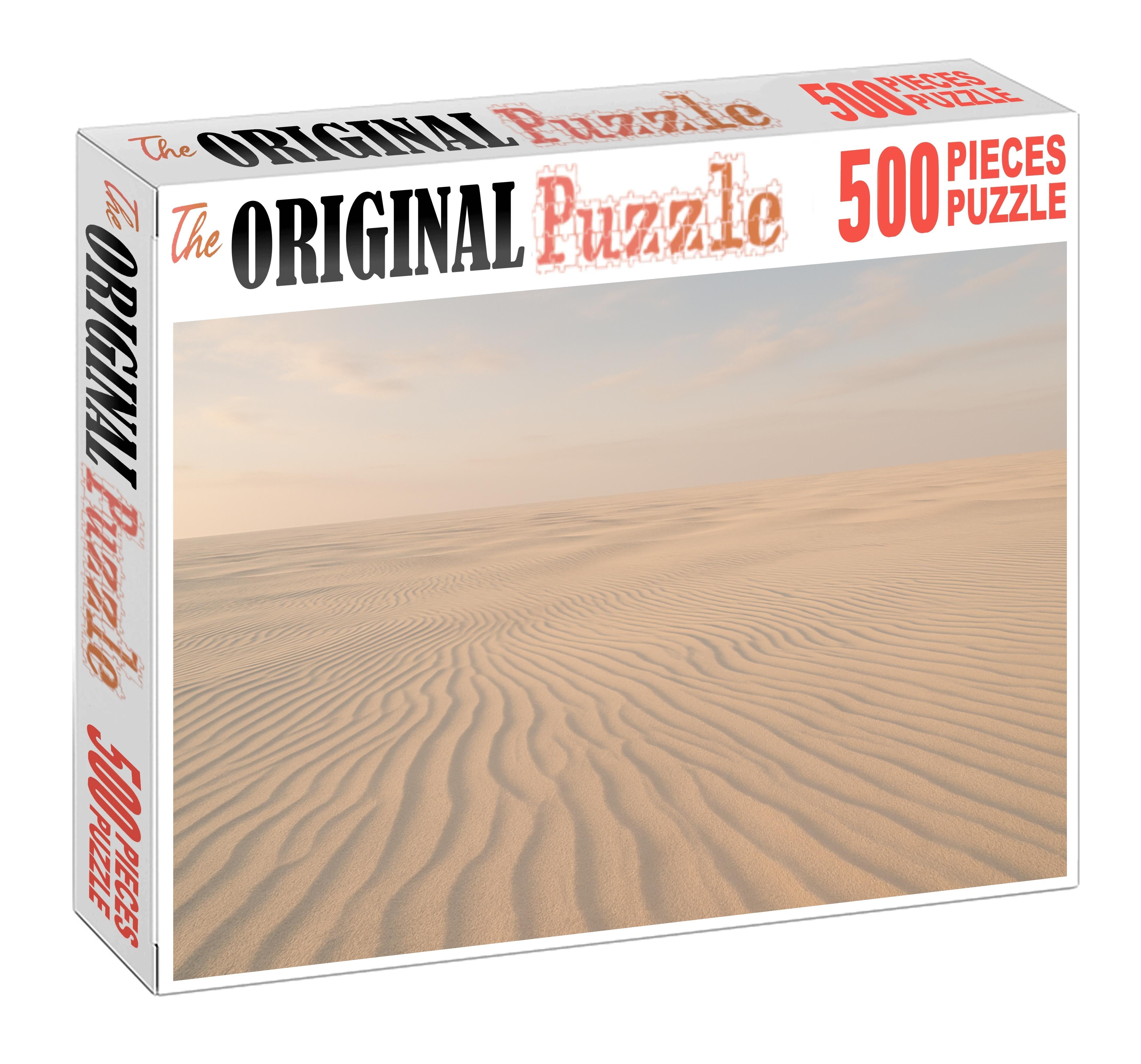 Wind-sculpted Flats Smooth Sands Carved By Steady Breeze Puzzle For Kids