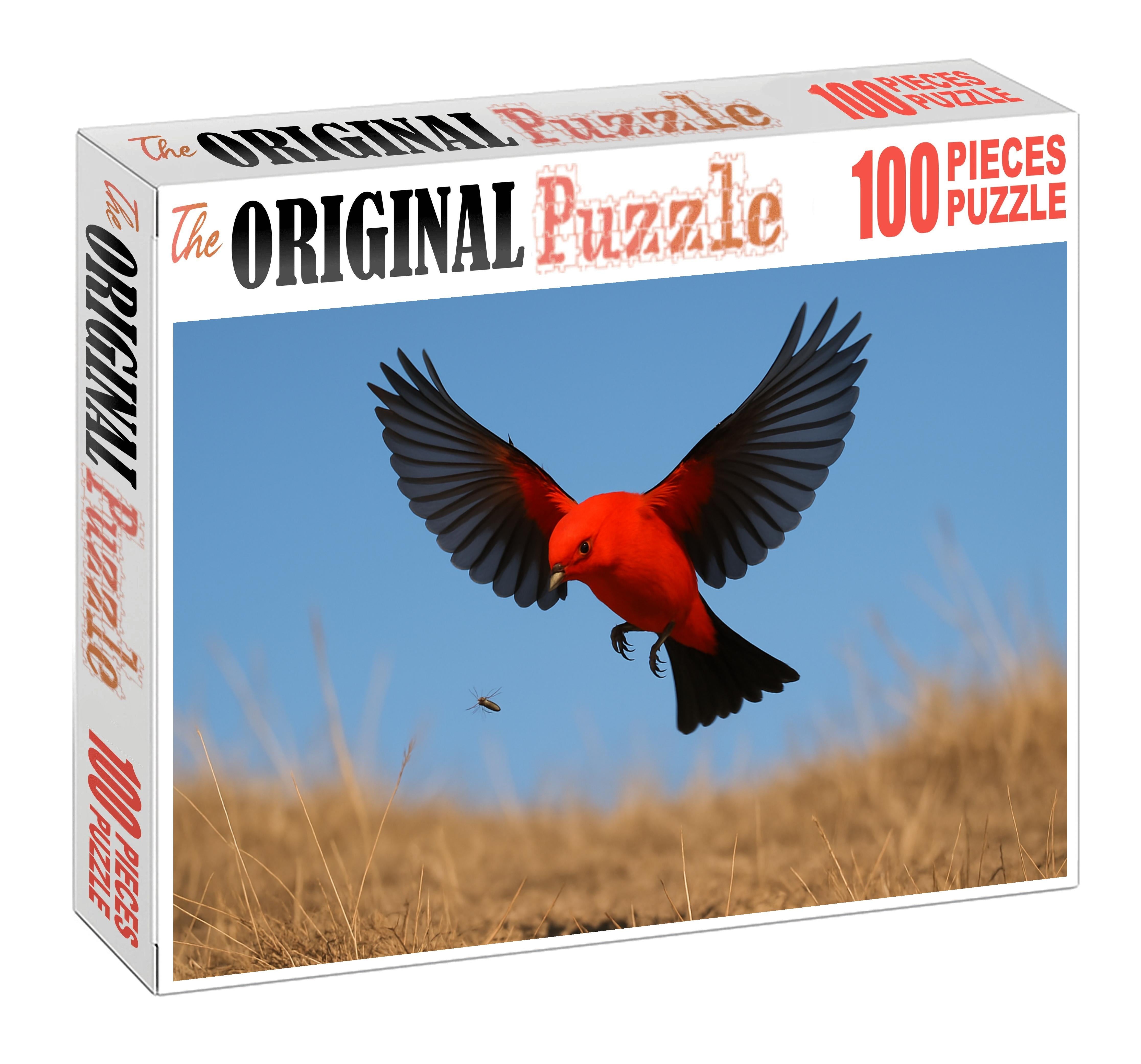 Vermilion Flycatcher Scarlet Flash Of Open Plains Family Puzzles