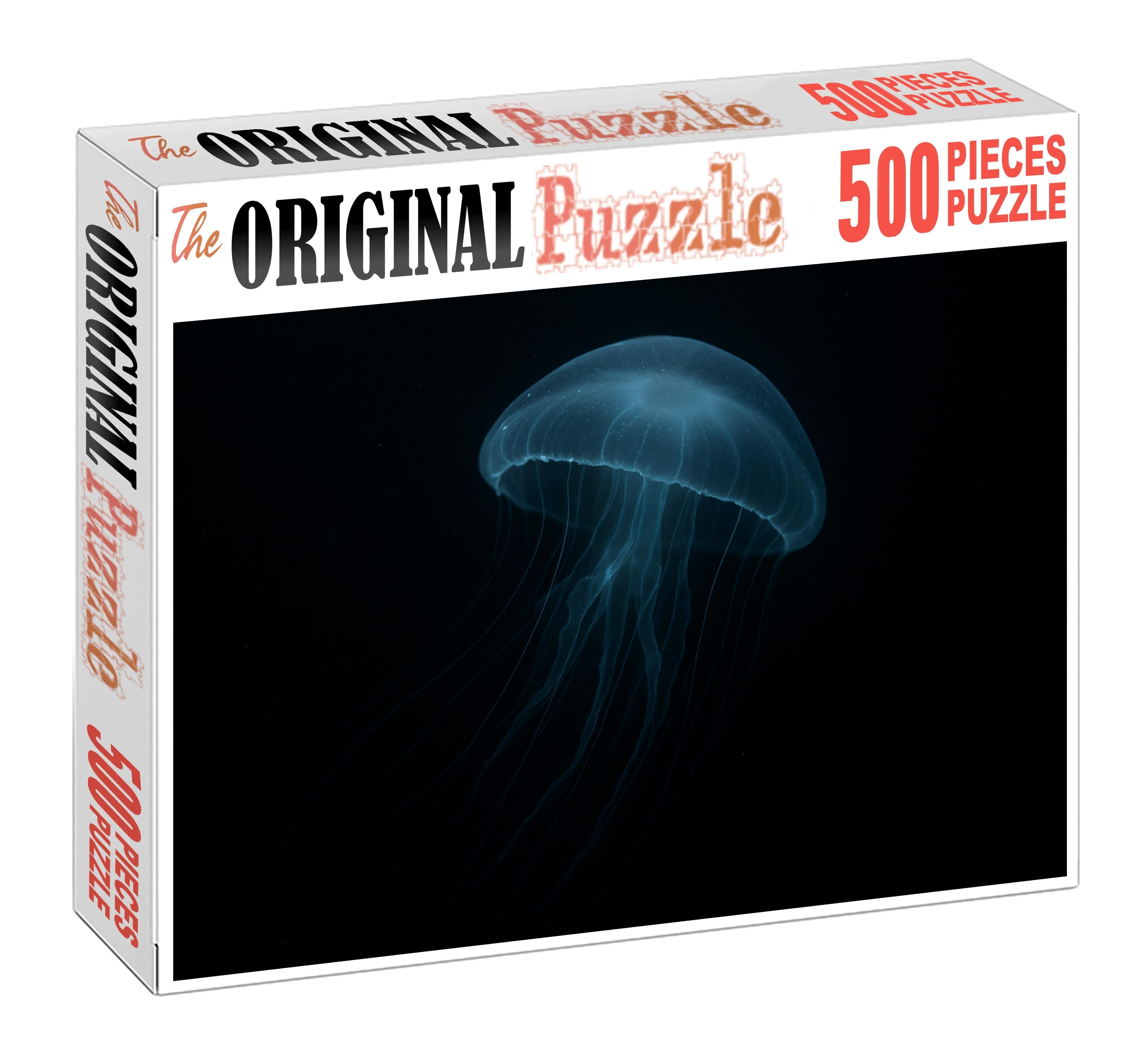 Phantom Jelly Transparent Deep-water Drifter With Pulsing Bioluminescence Puzzle Collection