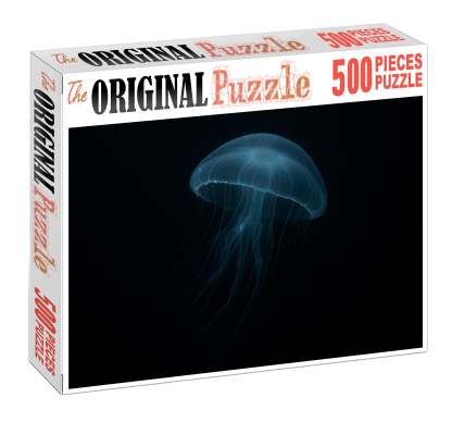 Phantom Jelly Transparent Deep-water Drifter With Pulsing Bioluminescence Puzzle Collection