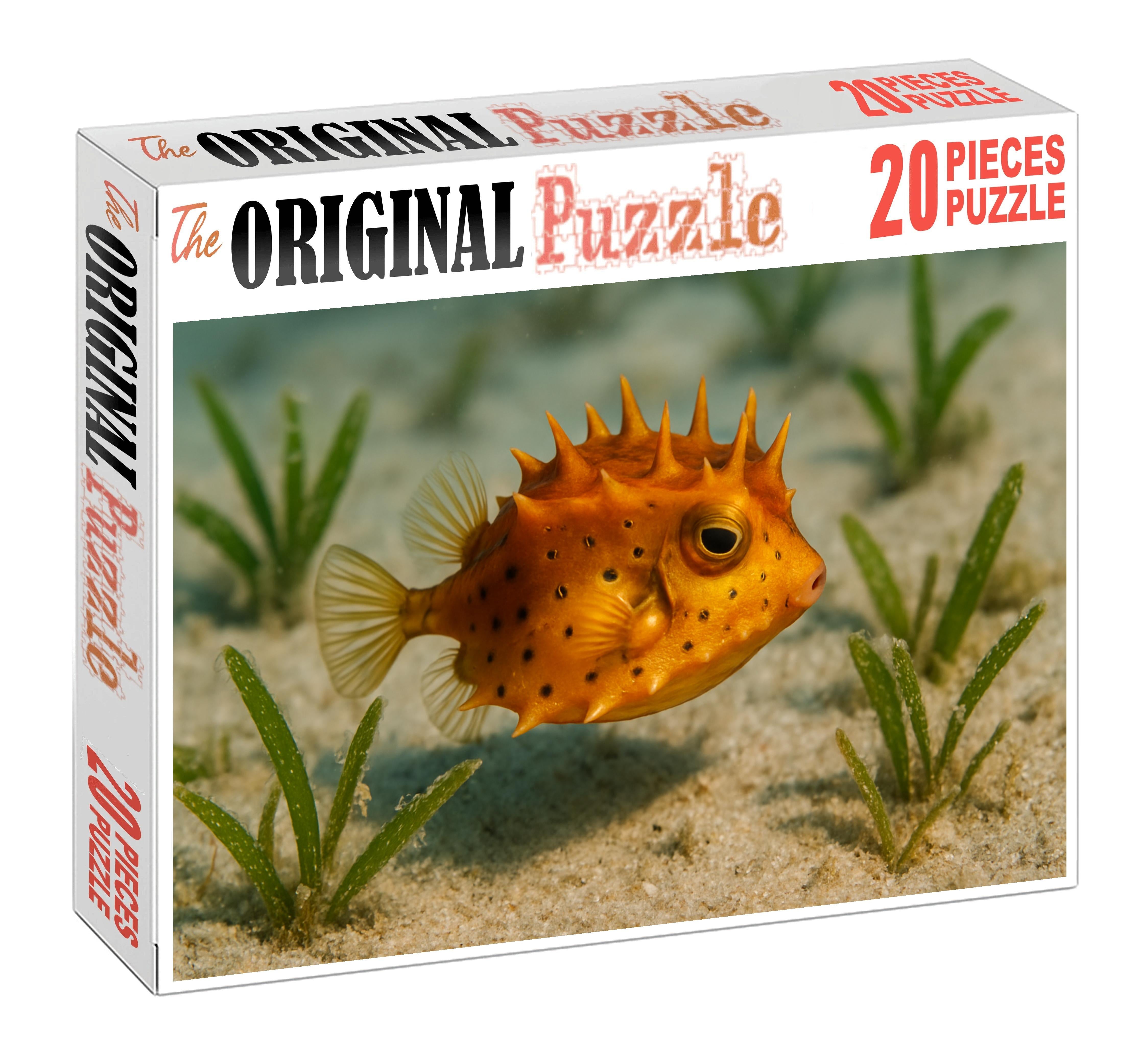 Ambercrest Boxfish Compact Herbivore With Intricate Armor Plates 300 Piece Puzzle