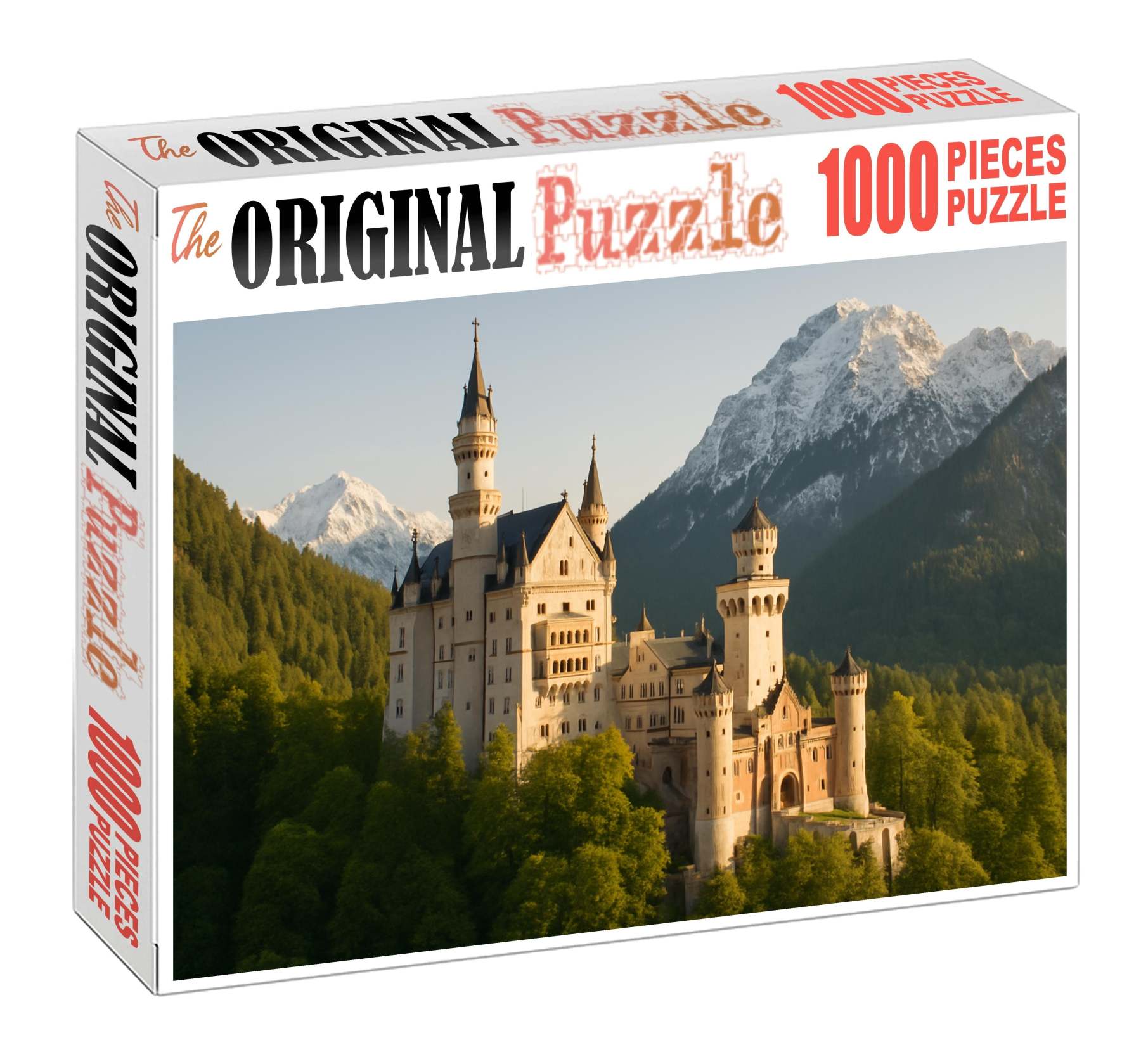 Neuschwanstein Castle Nestled In Bavaria Near Fssen Germany Recognized By 6820 Globally As A Fairy-tale Castle Inspiring Imagination 20 Piece Puzzle