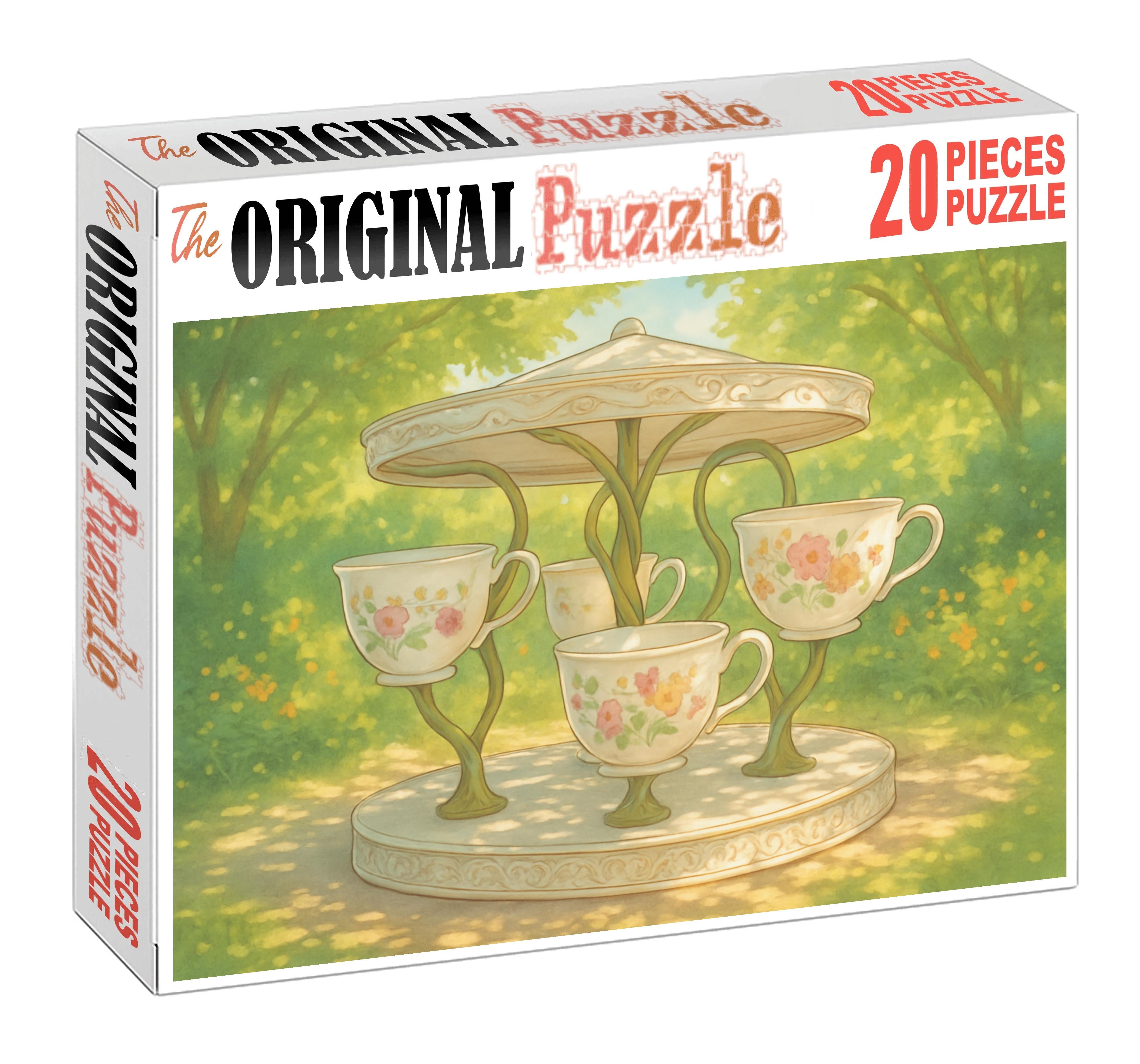 The Teacup Carousel Custom Jigsaw Puzzle