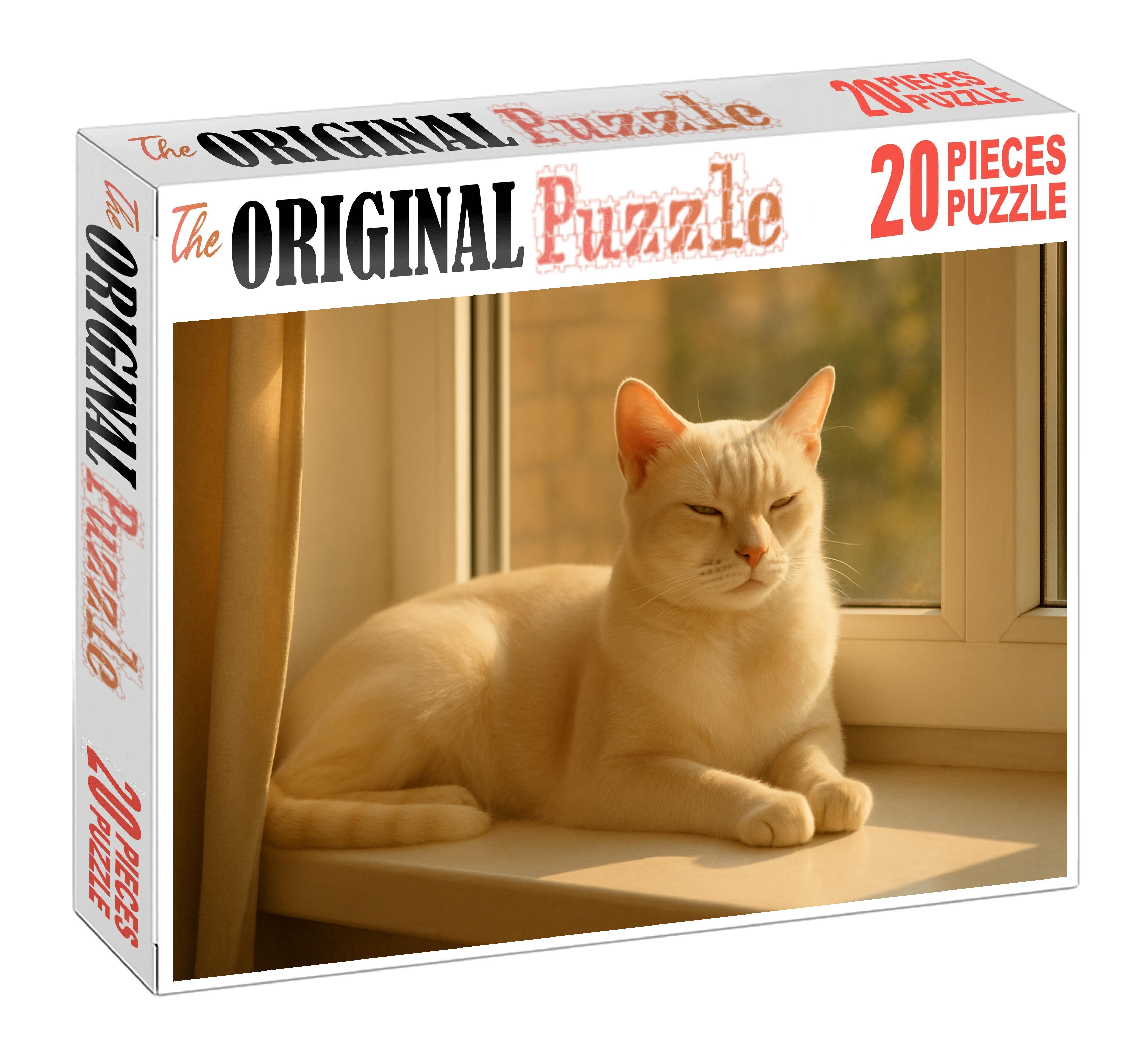 Ivory Whisper Creamy White Shortcoat With Gentle Soul Unique Puzzle Design