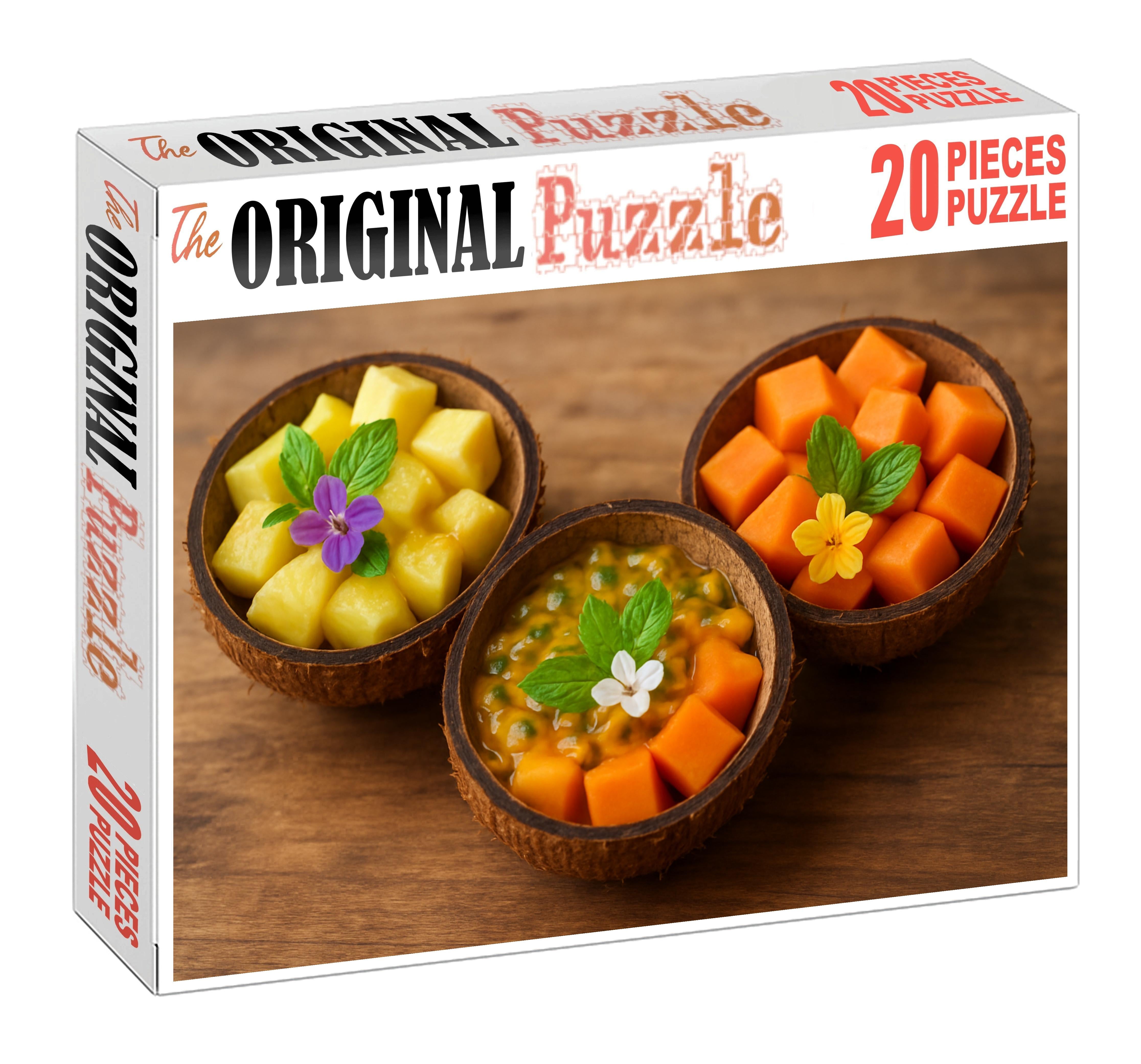 Exotic Fruit Shell Trio 20 Piece Puzzle