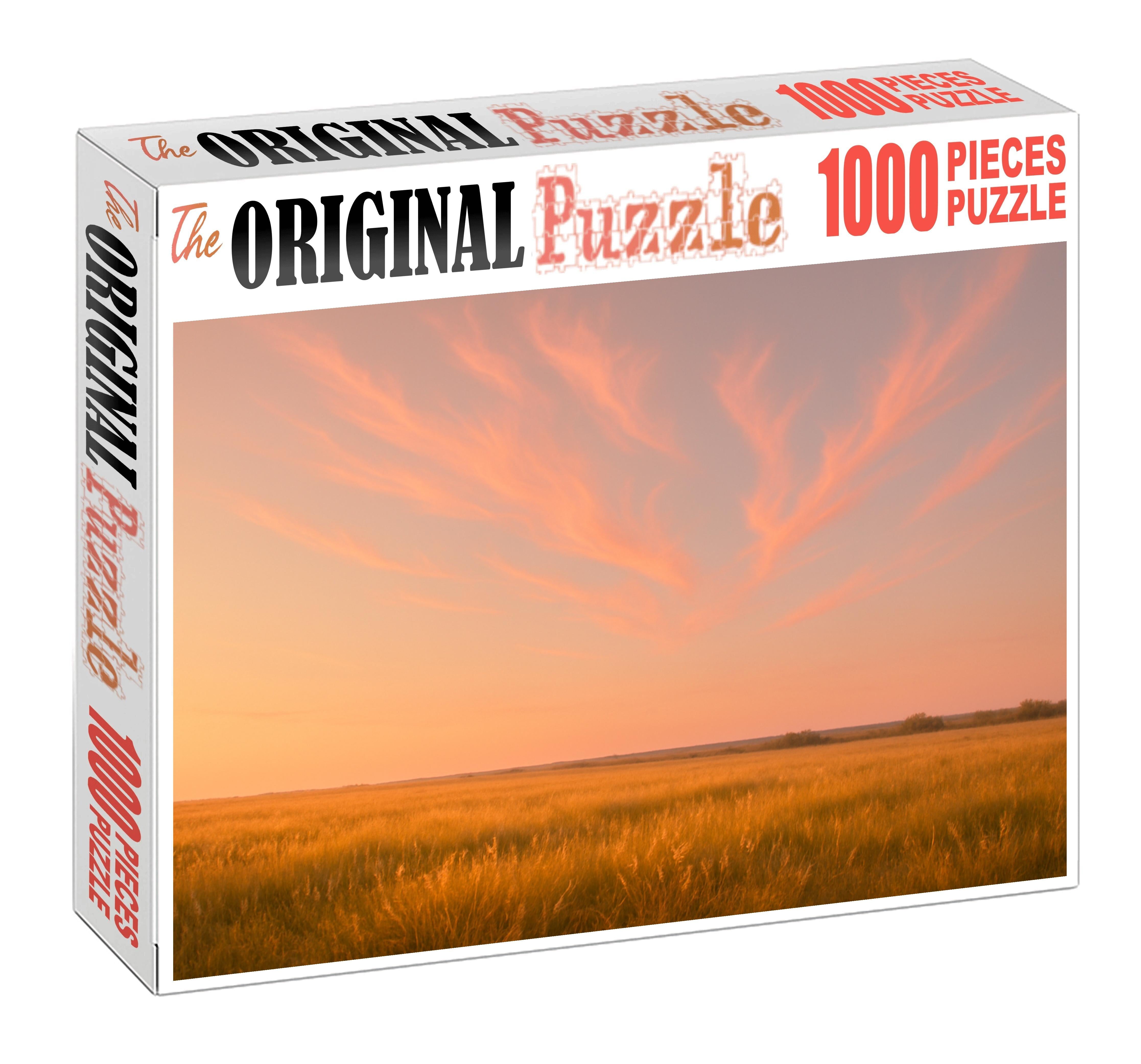 Peach Serenade Sky Puzzle For Adults