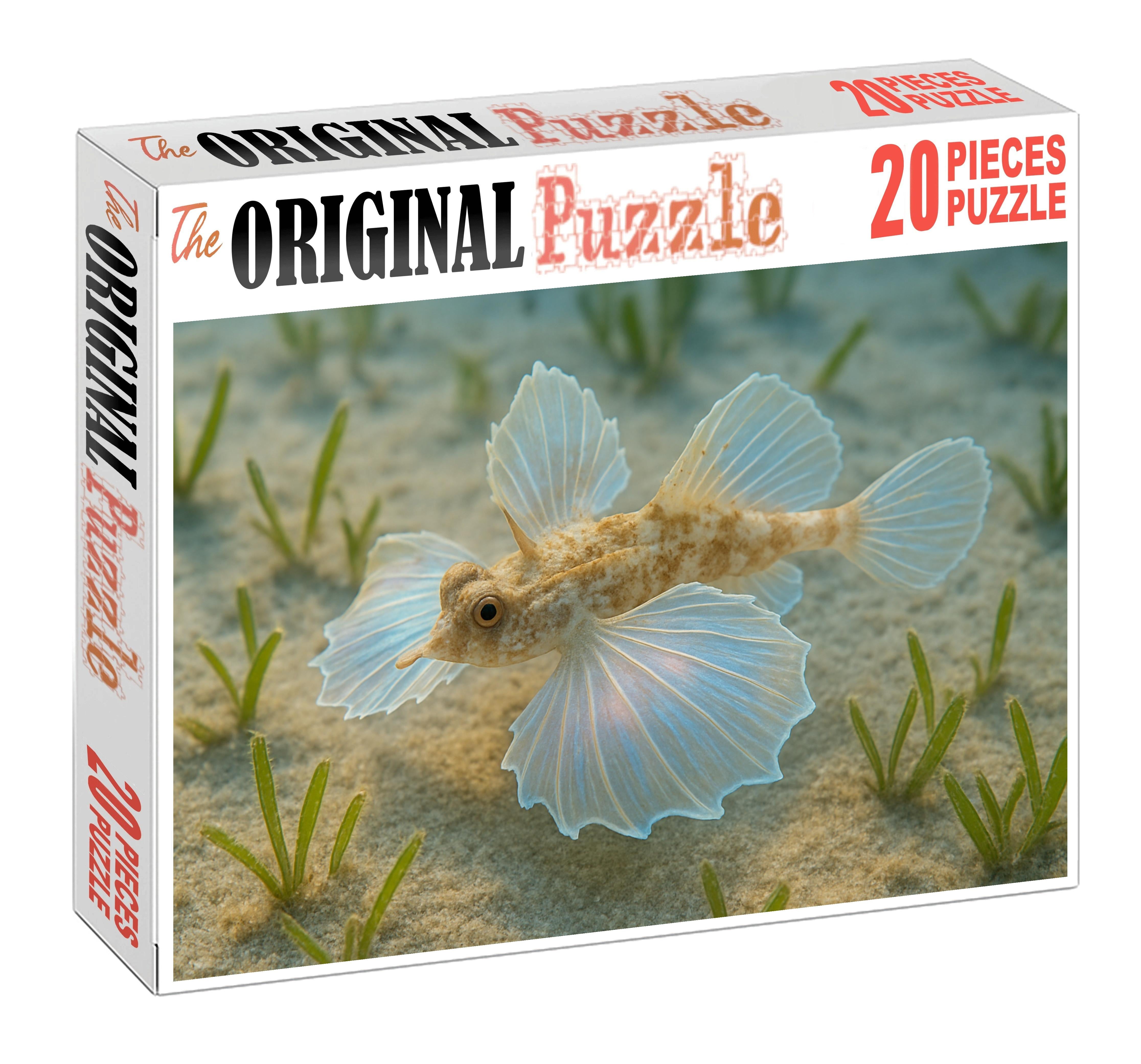 Opaline Sea Moth Flattened Winged Surface Skimmer Puzzle Fun