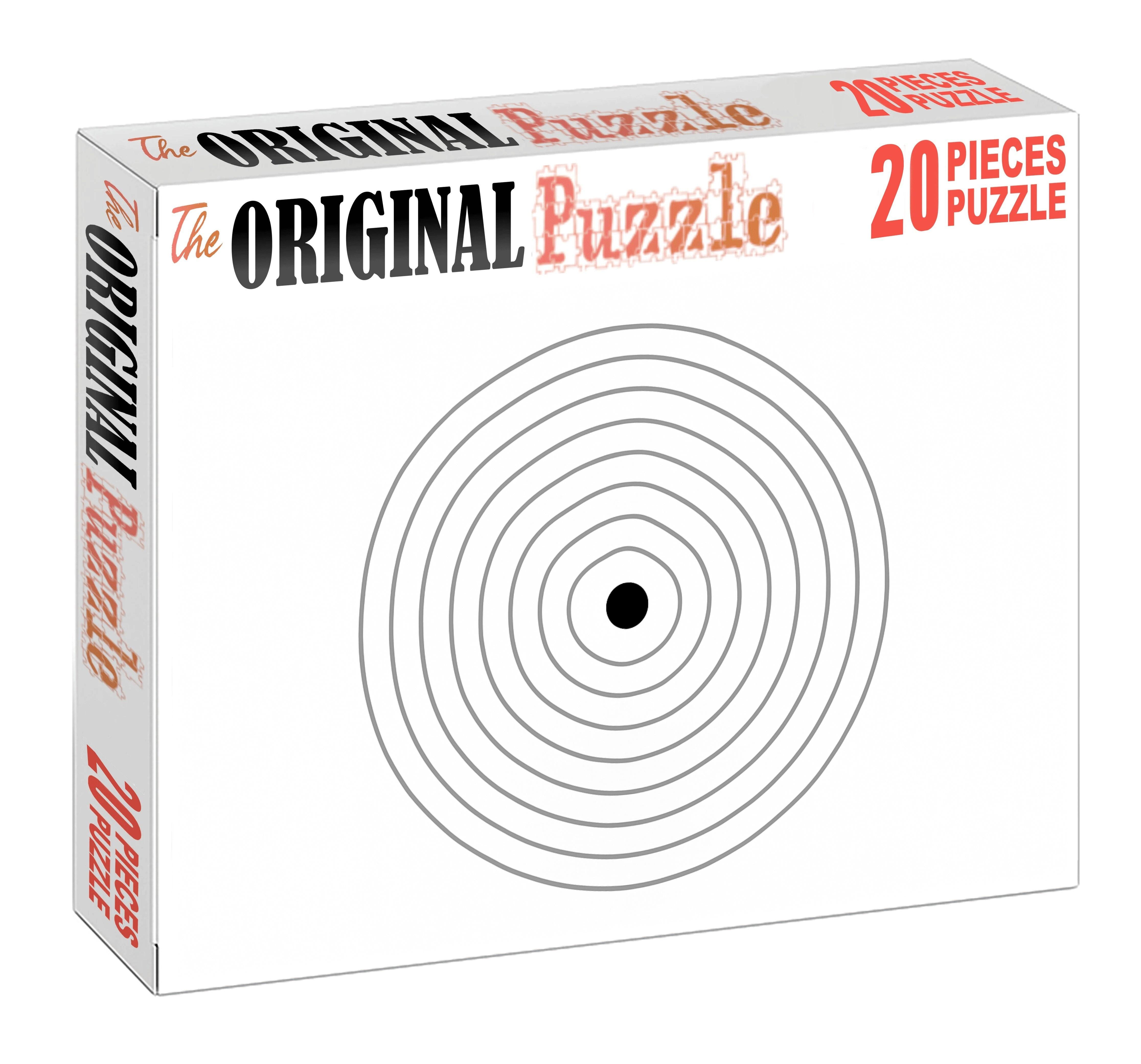 Minimalist Isochrone Connectivity Diagram Premium Puzzle Pieces