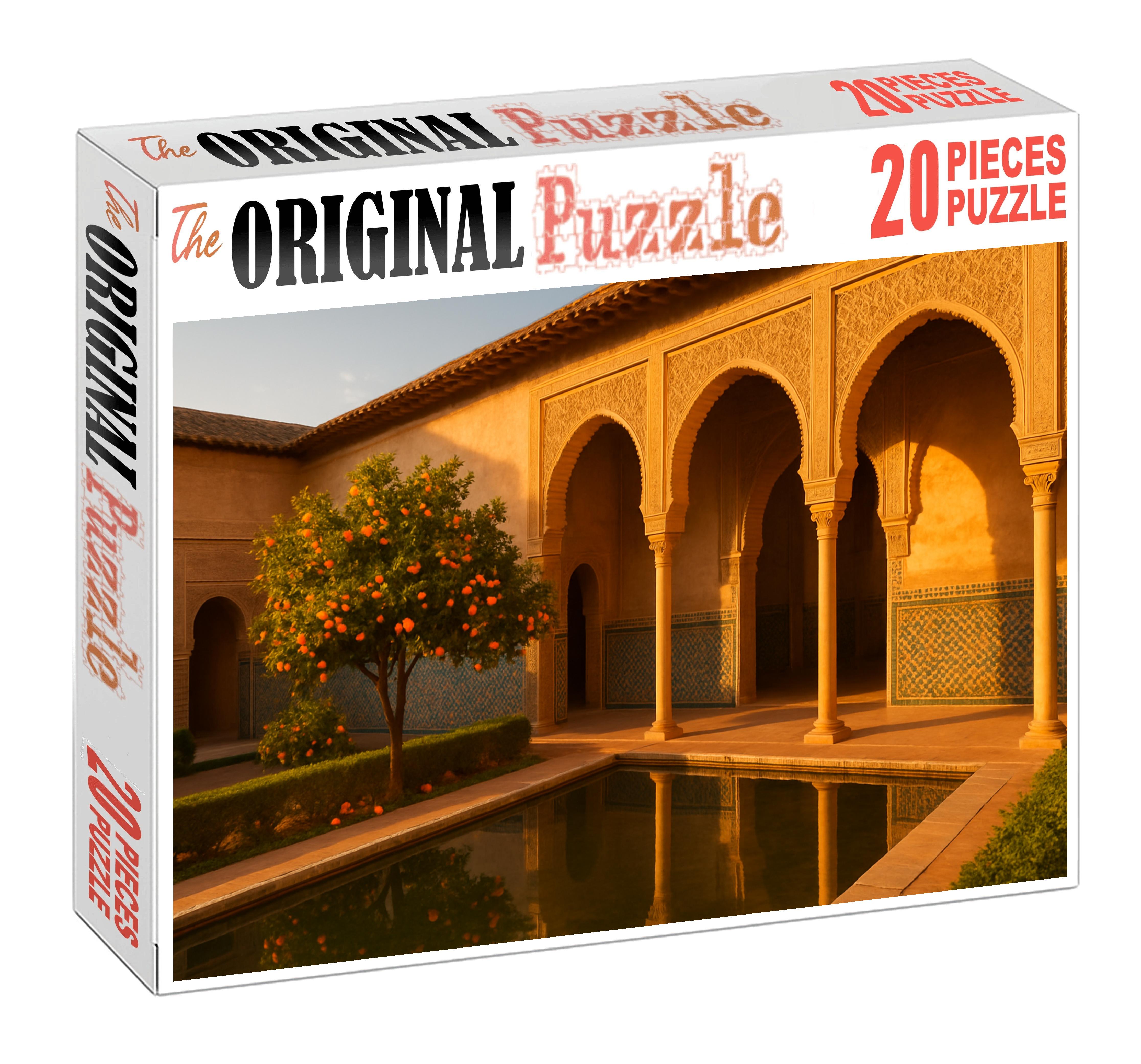 Alhambra Granada Spain - Identified By 7895 As A Masterpiece Of Moorish Art And Architecture Easy Puzzles