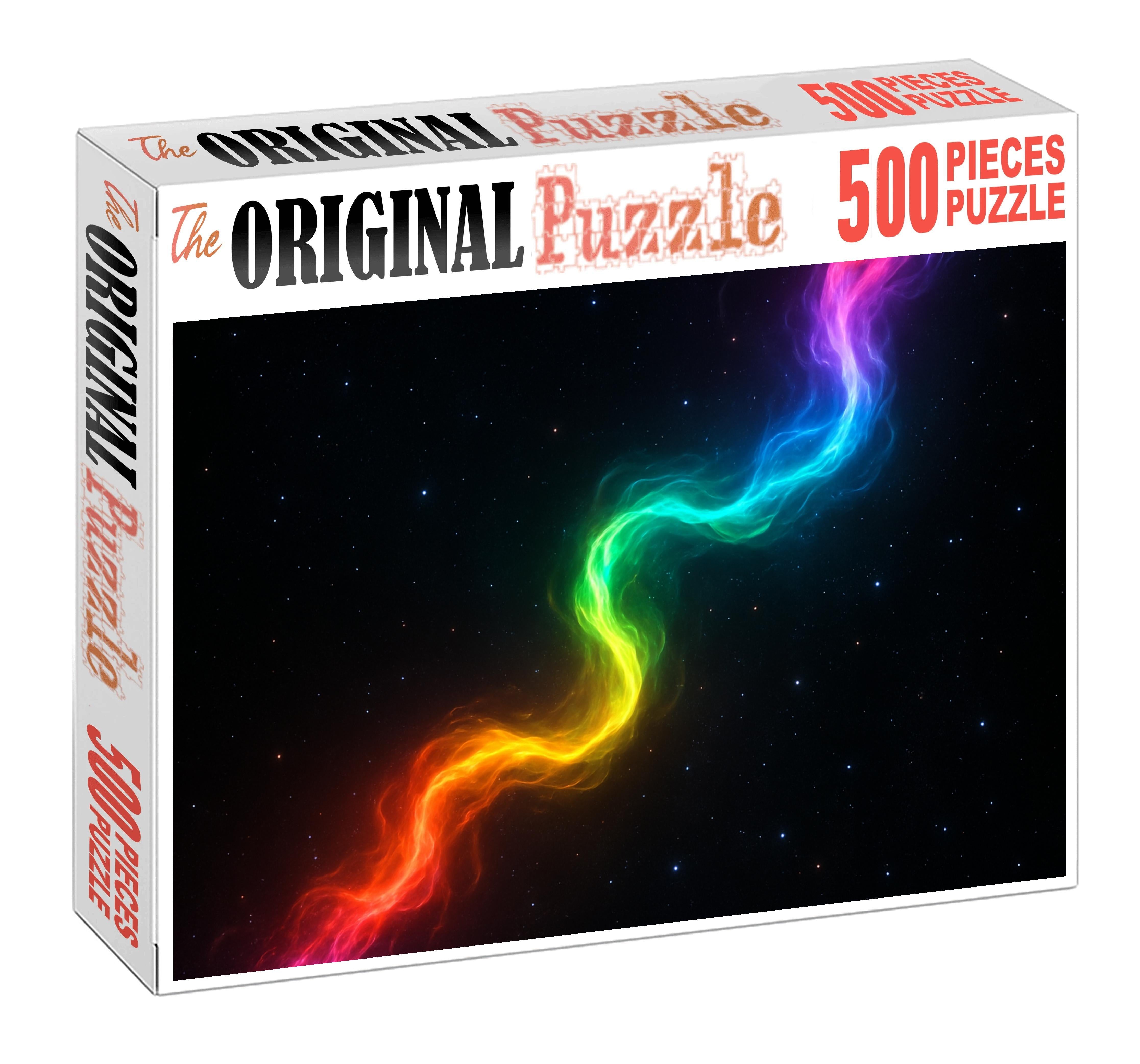 Iridescent Plasma Ribbon Puzzle Collection
