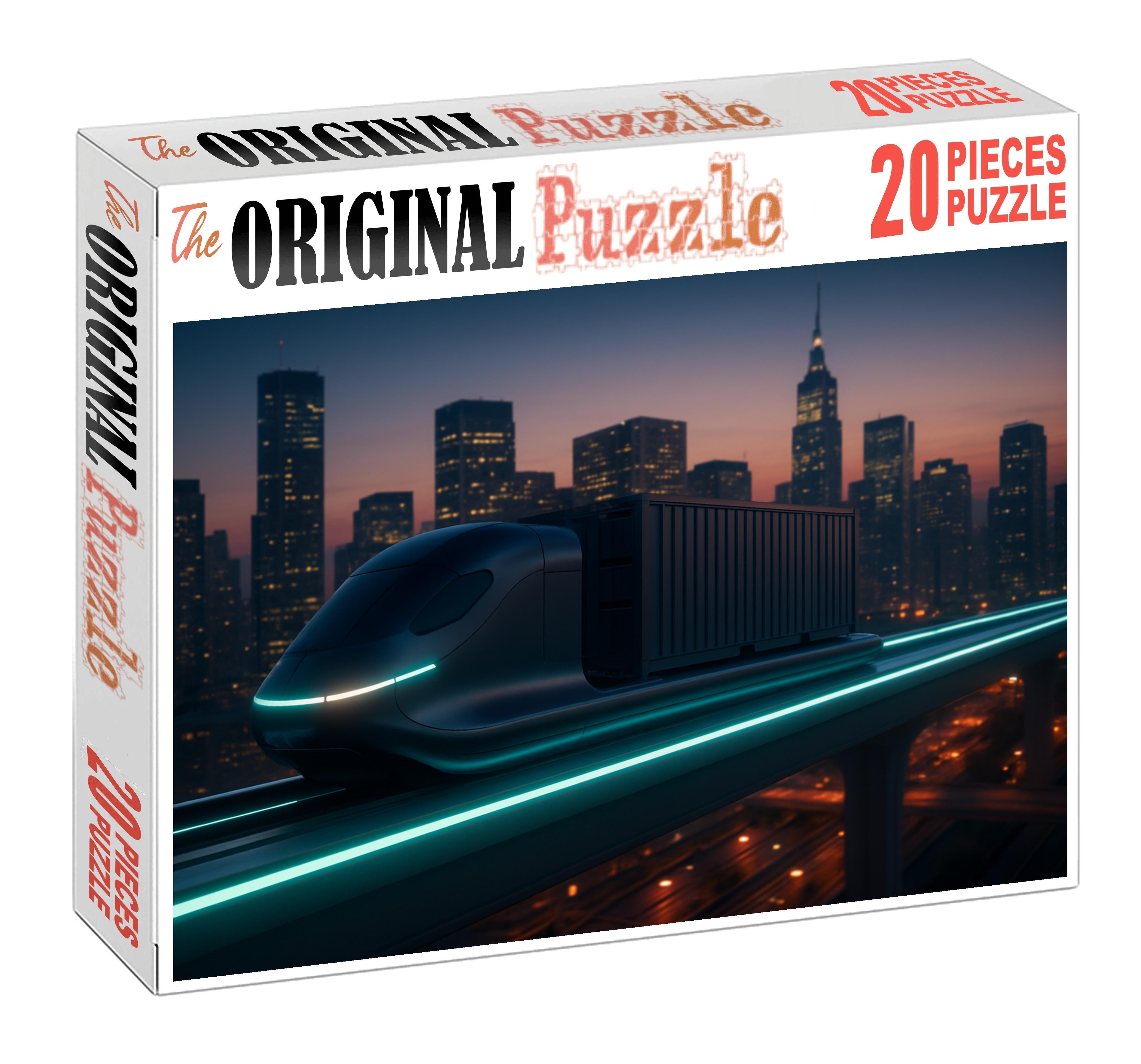 Magnetic Levitation Urban Cargo Carrier Puzzle For Adults