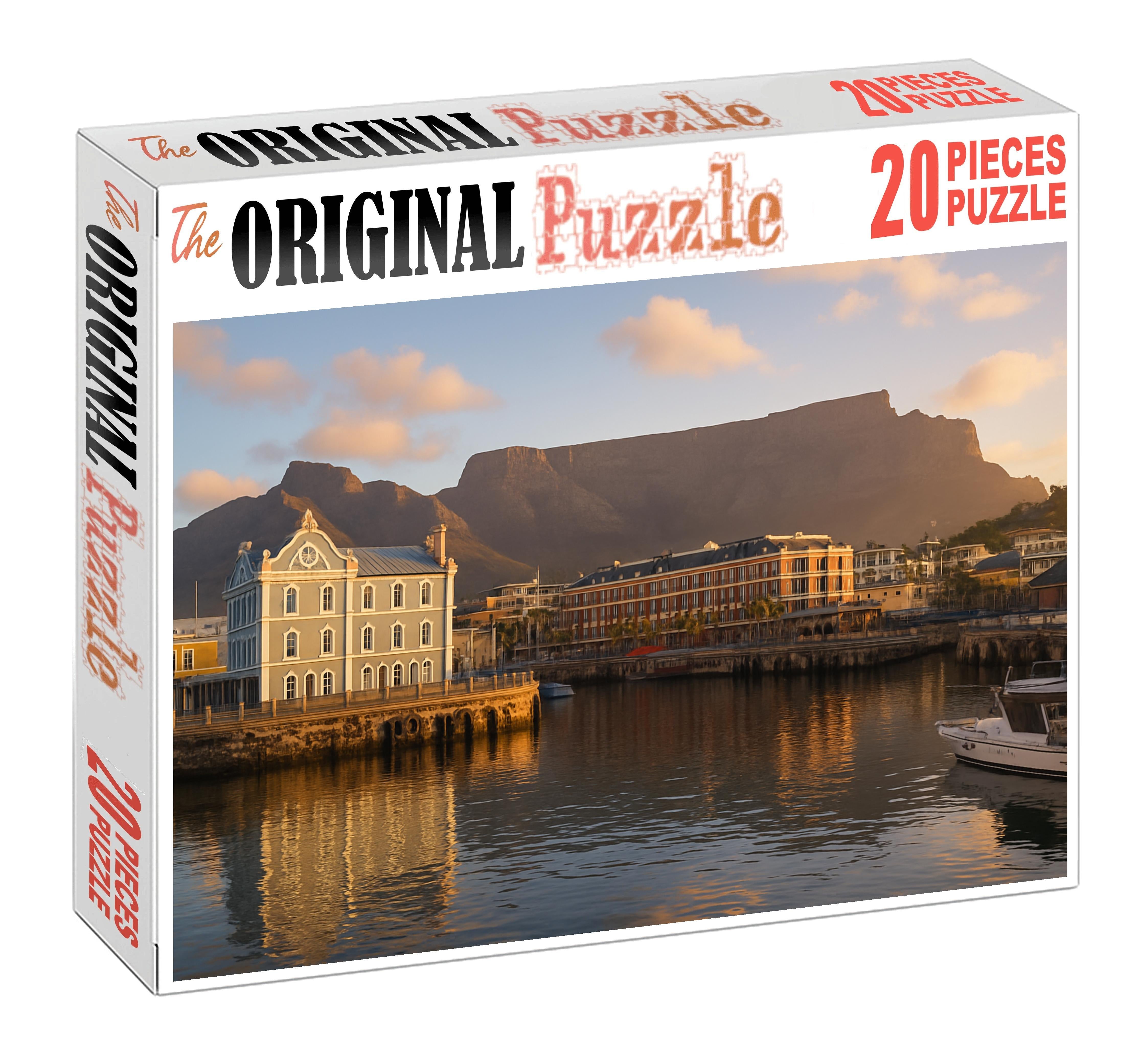 Cape Town Waterfront Skyline Praised For Its Dramatic Backdrop And Waterfront Integration 200 Piece Puzzle
