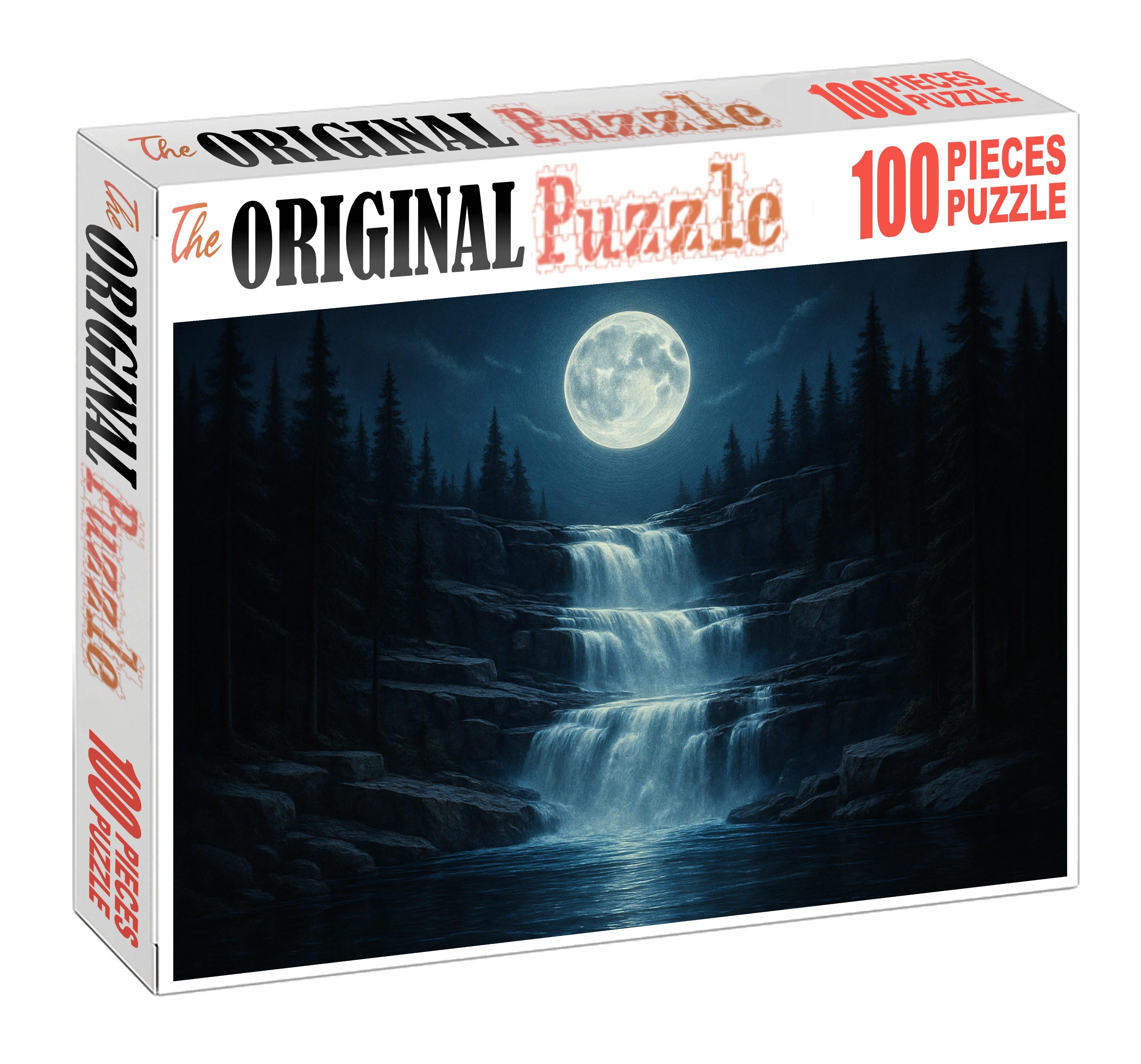 Moonlit Cascade Hollow Puzzle For Kids