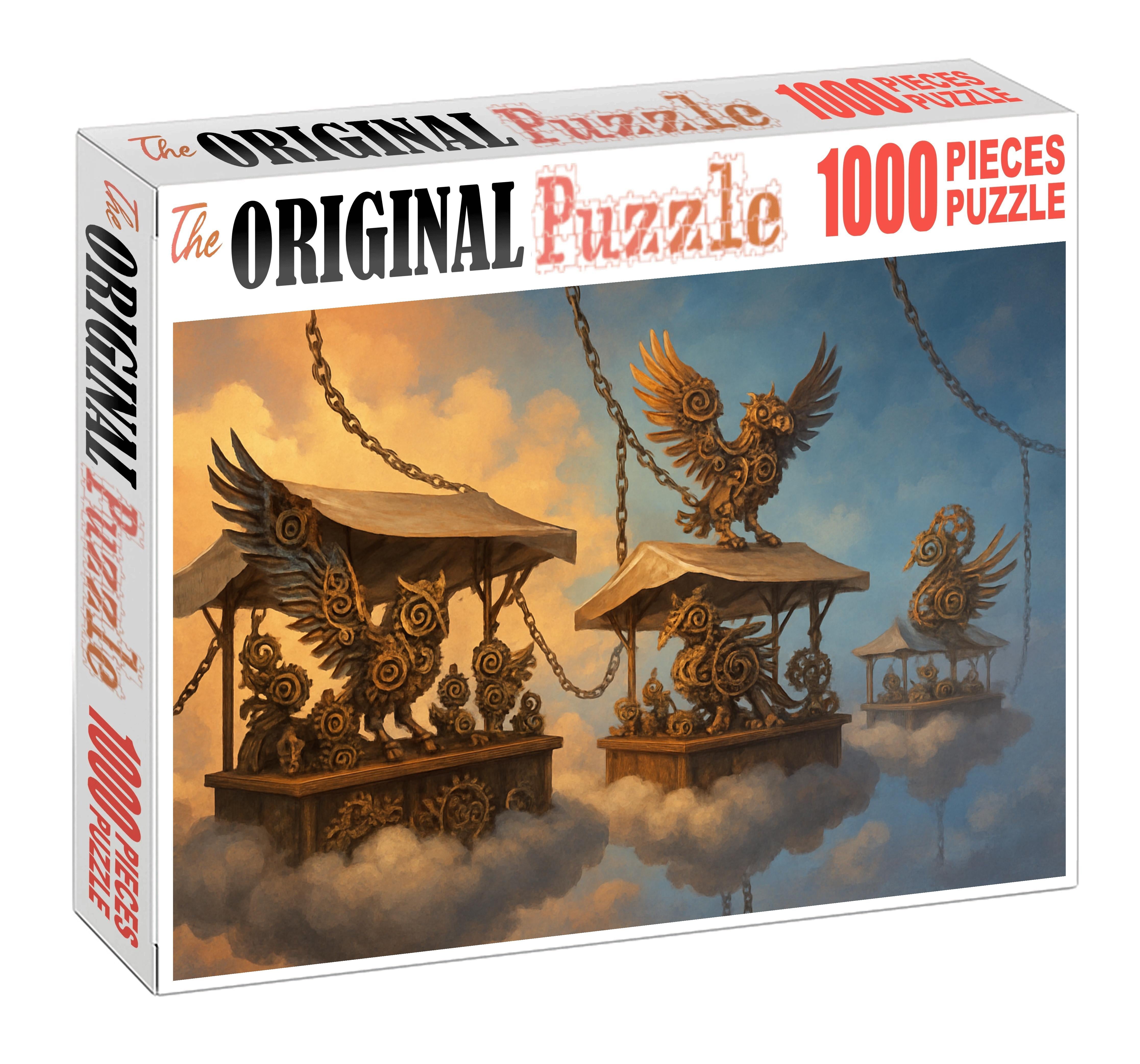 The Floating Bazaar Of Clockwork Dreams Puzzle For Adults