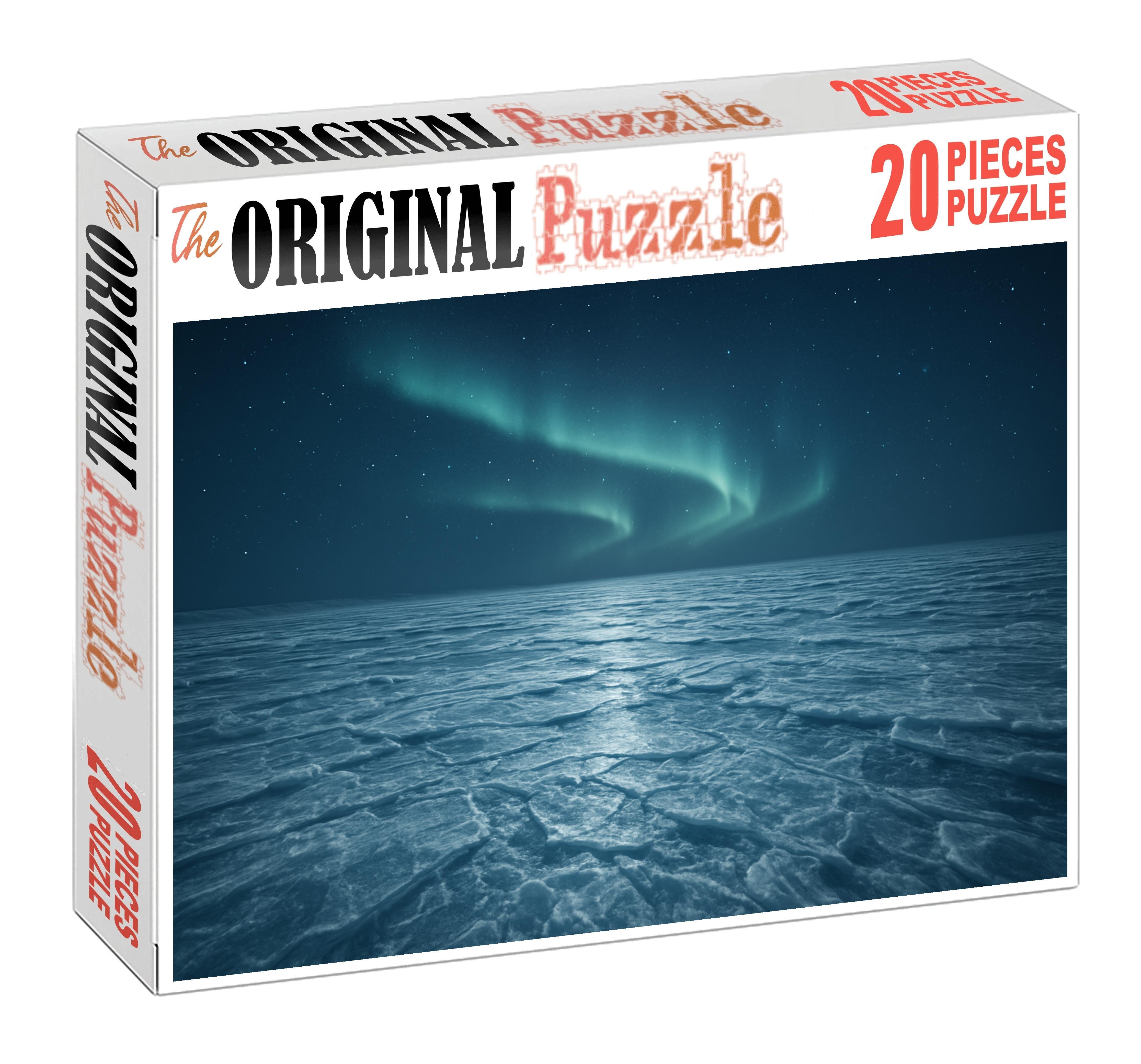 Polar Ice Plain Reflection Puzzle Collection