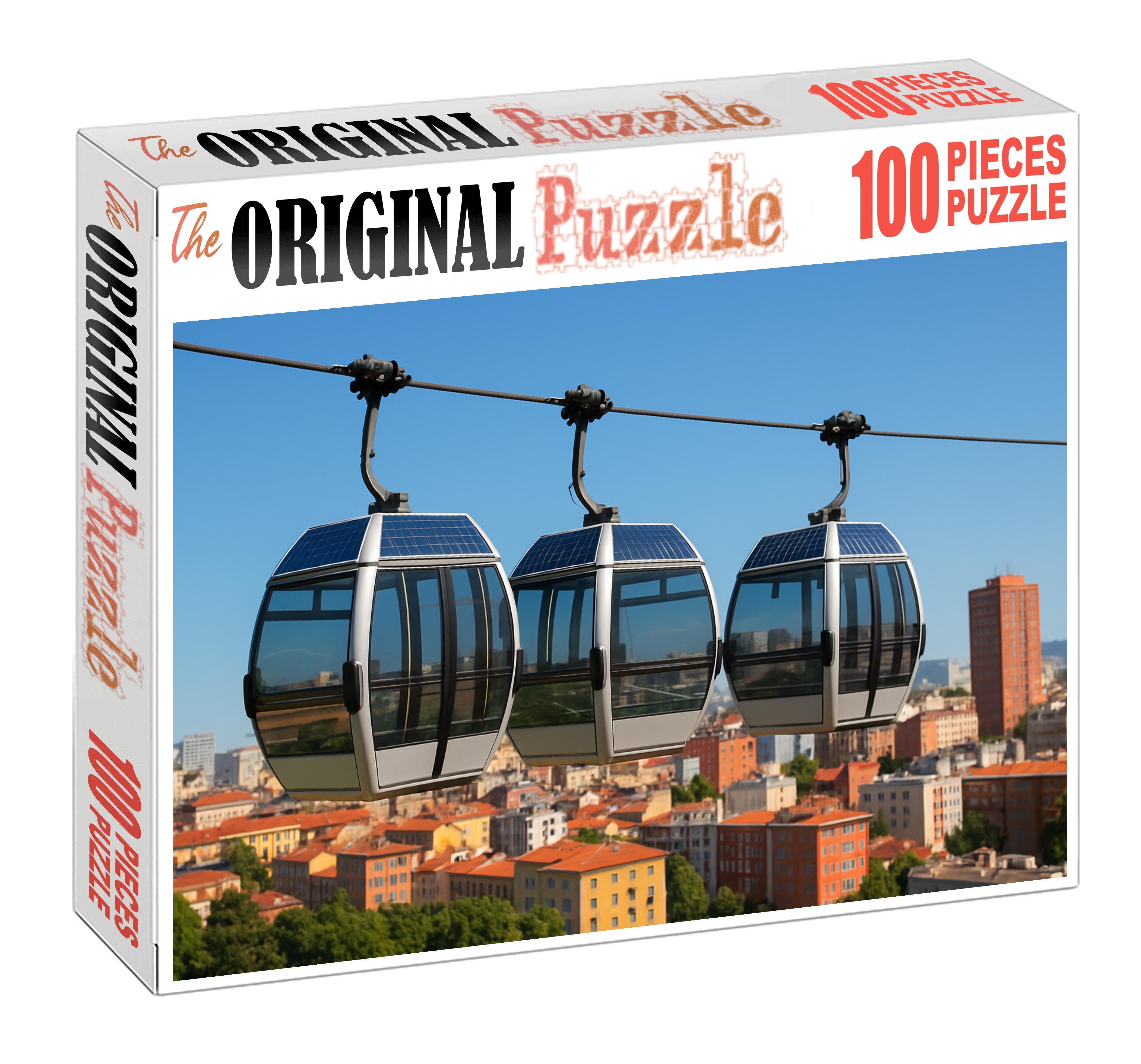 Solar-powered Skytram Gondola Puzzle For Kids
