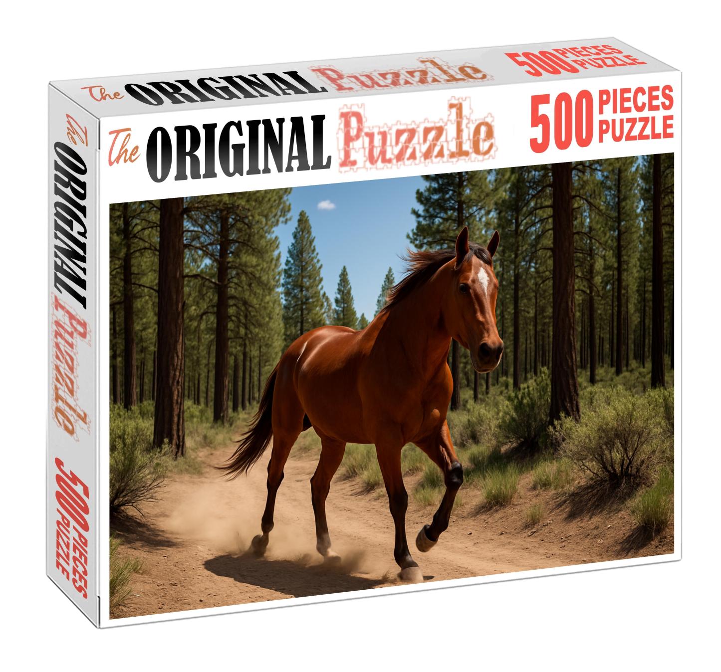 Cinnamon Trailblazer Energetic Sorrel Gelding For Endurance 500 Piece Puzzle