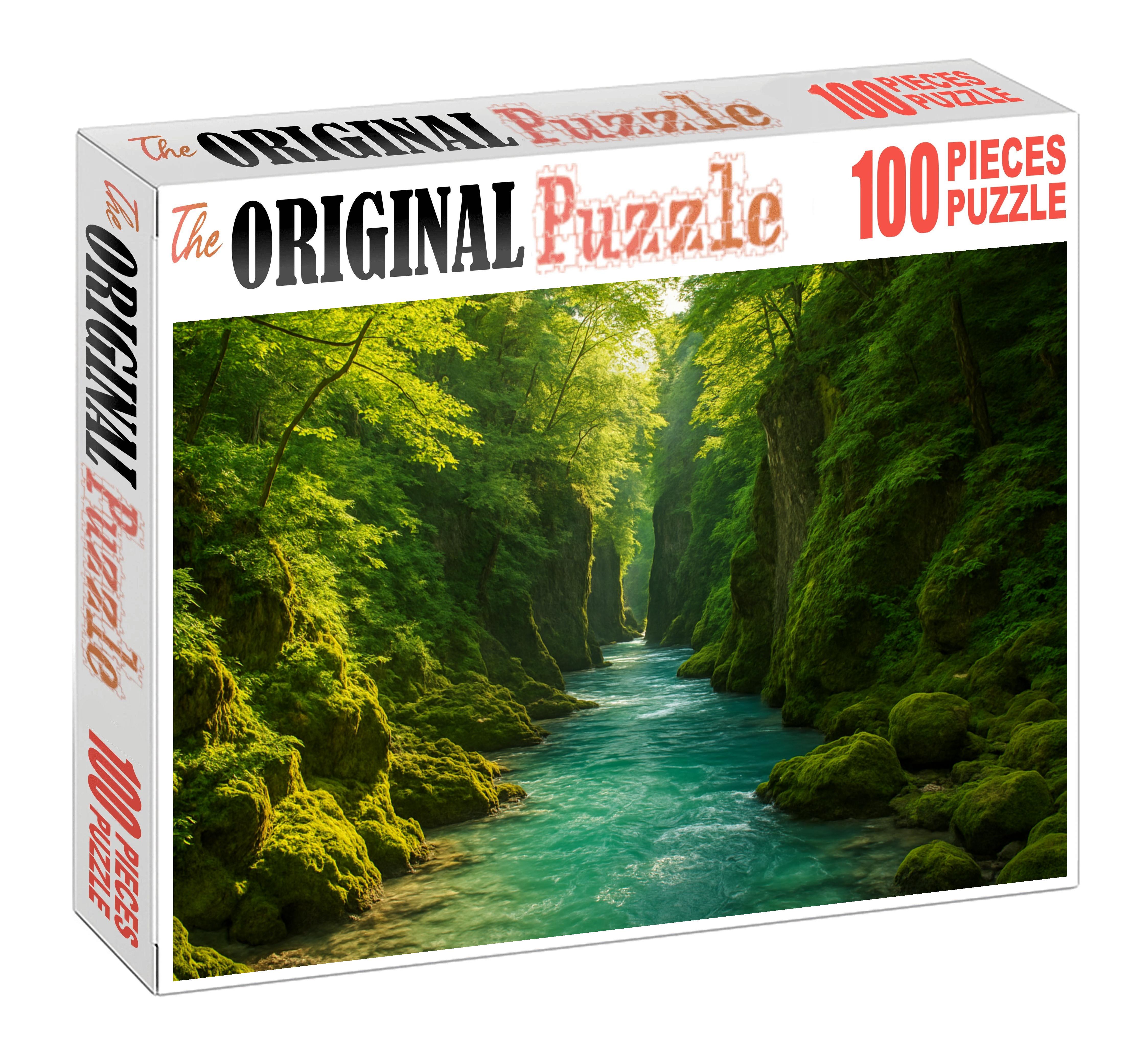 Verdant River Gorge 200 Piece Puzzle