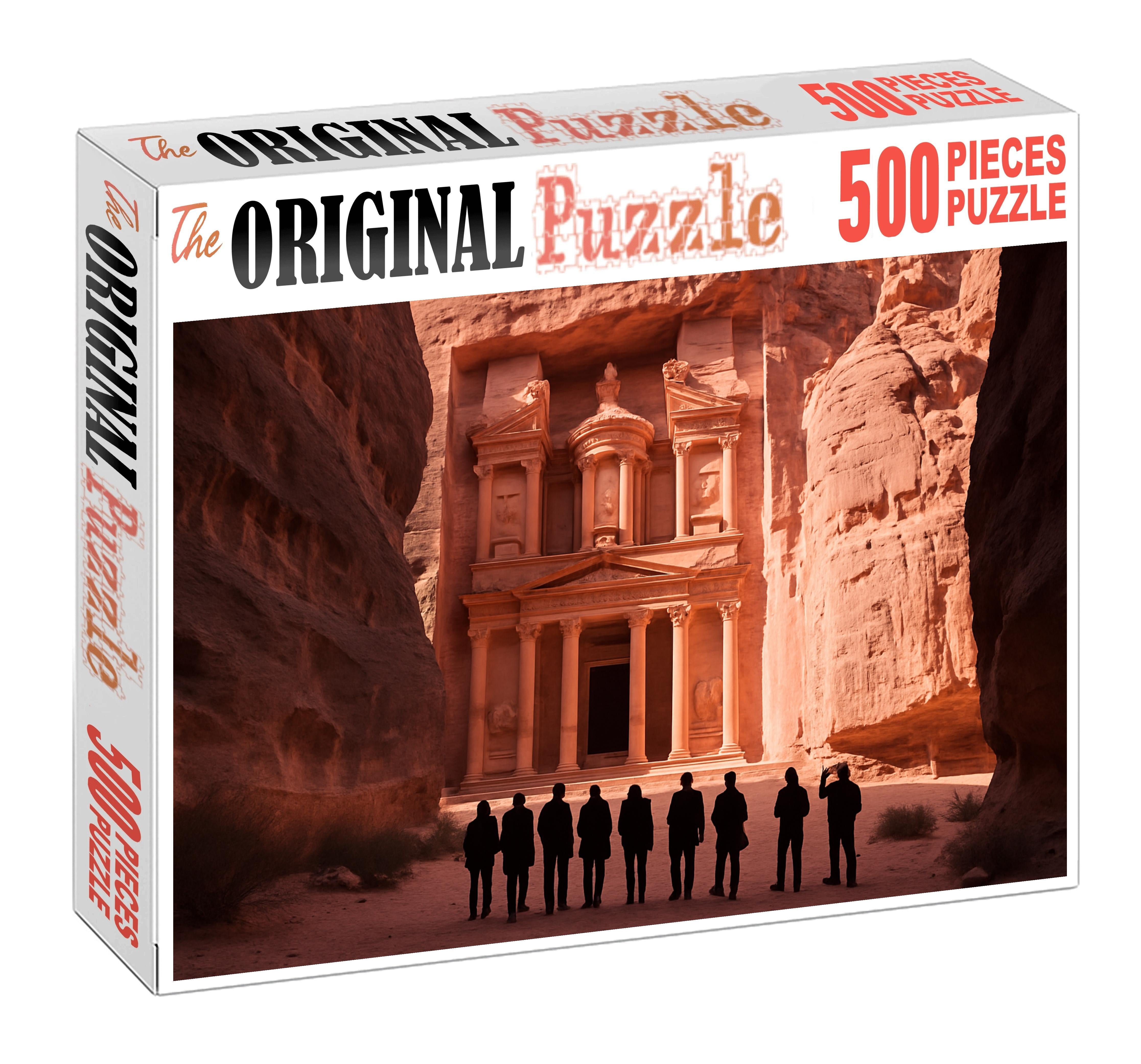 Petra Ma'an Governorate Jordan - Identified By 7005 Globally As The Rose-red City Carved Into Rock Easy Puzzles