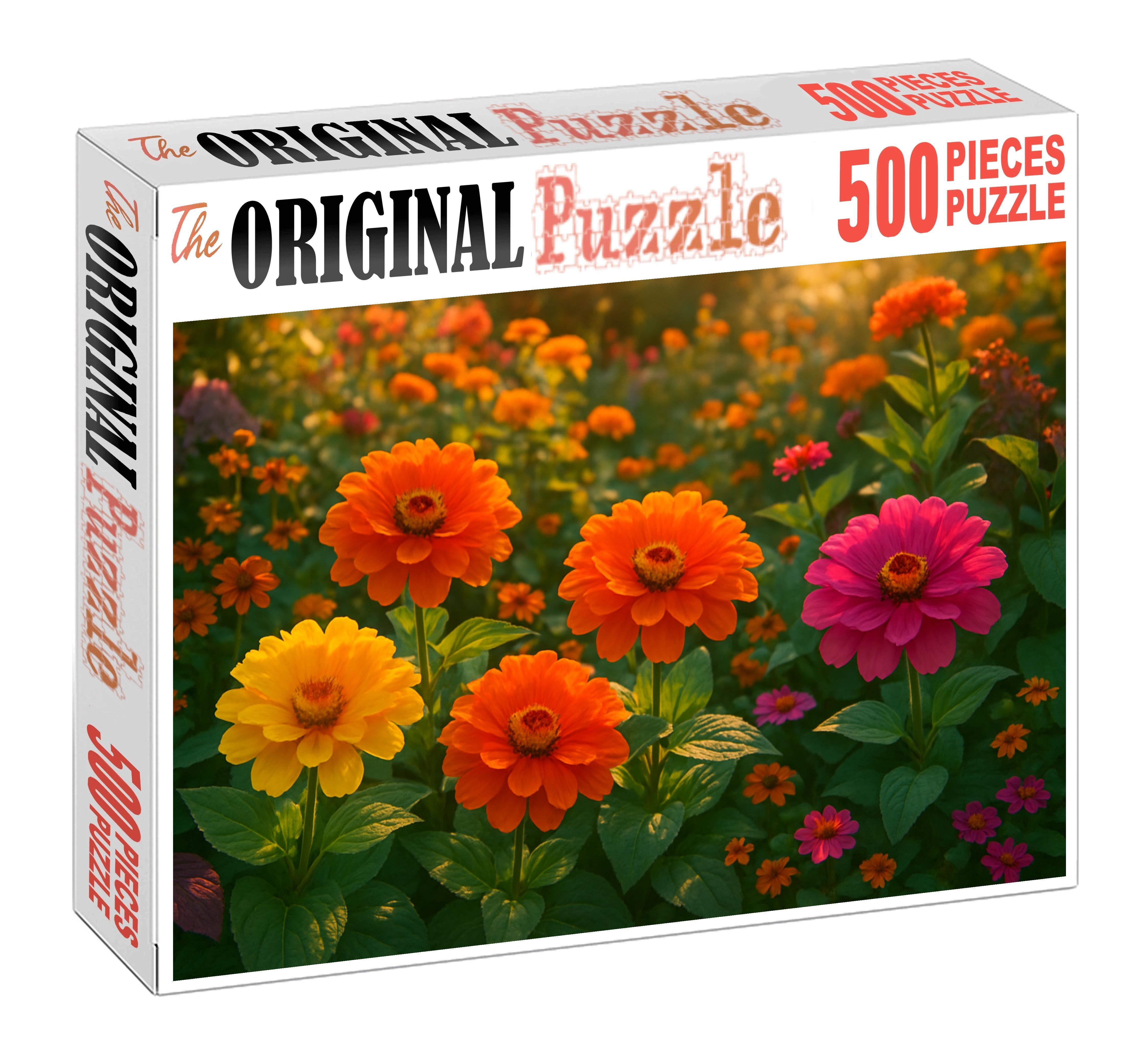 Tropical Sunset Garden Bed Family Puzzles