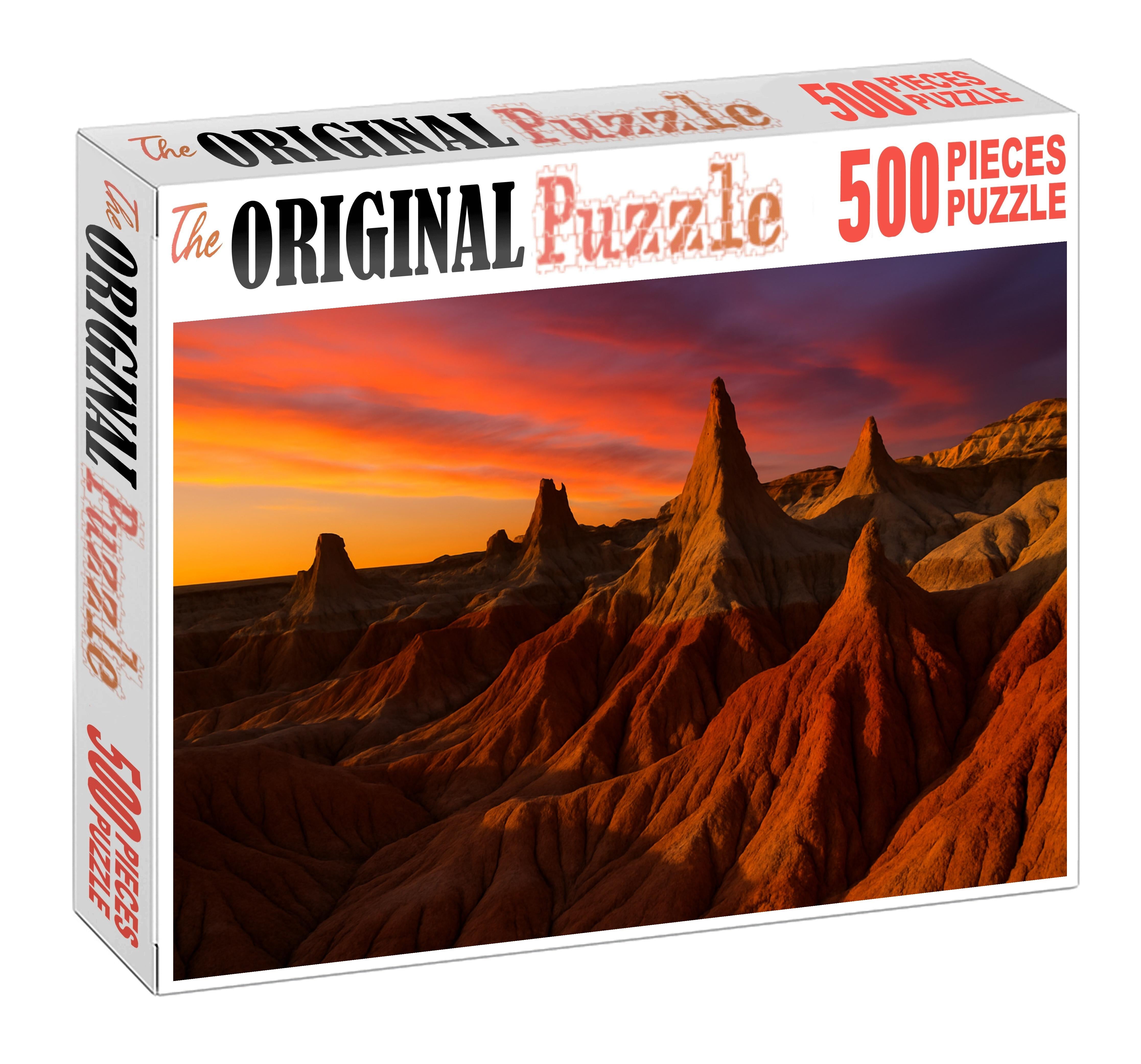 Sunset Ridge Badlands Puzzle Collection