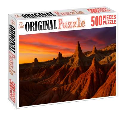 Sunset Ridge Badlands Puzzle Collection