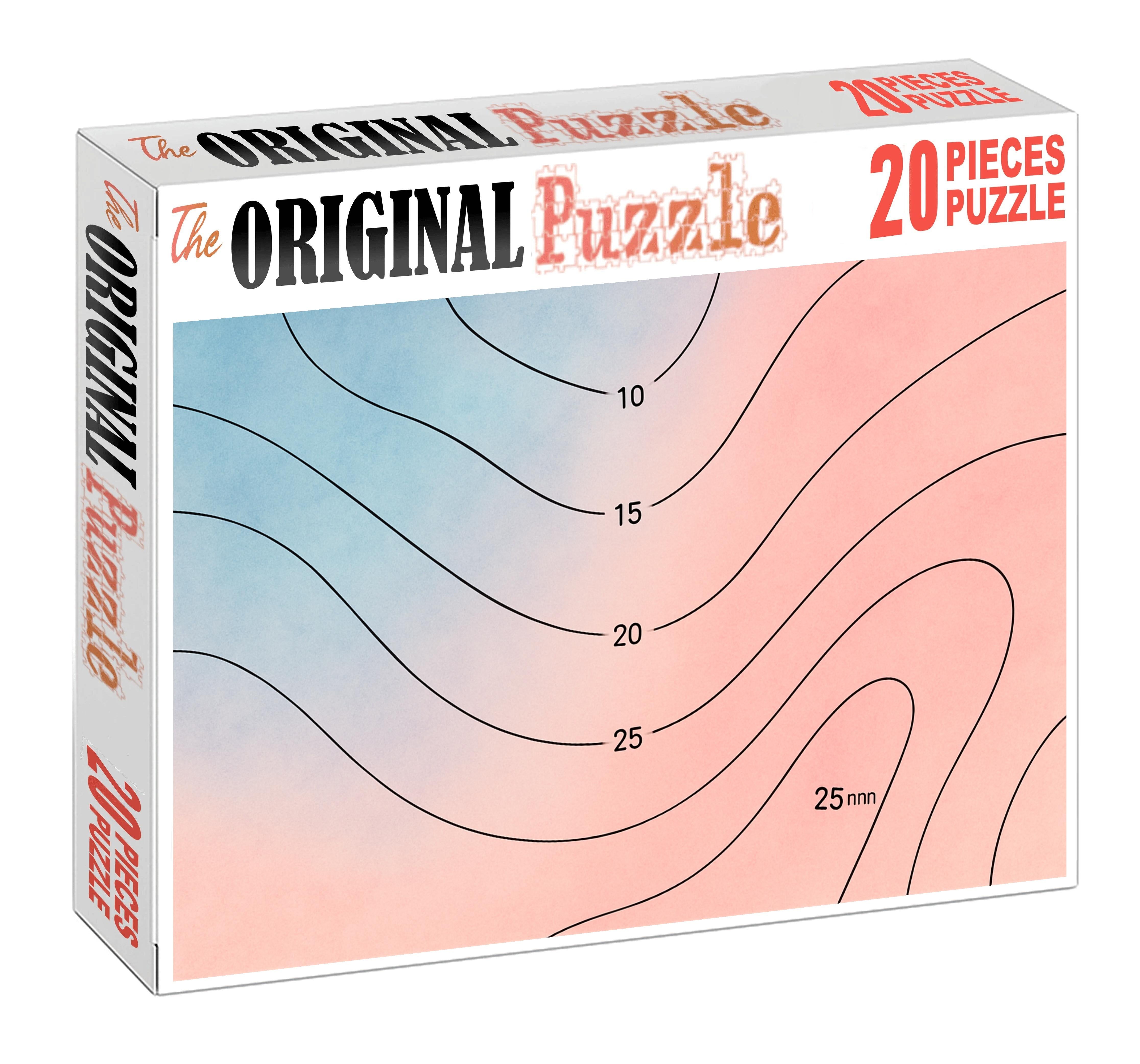 Climate Isohyet Gradient Chart Premium Puzzle Pieces