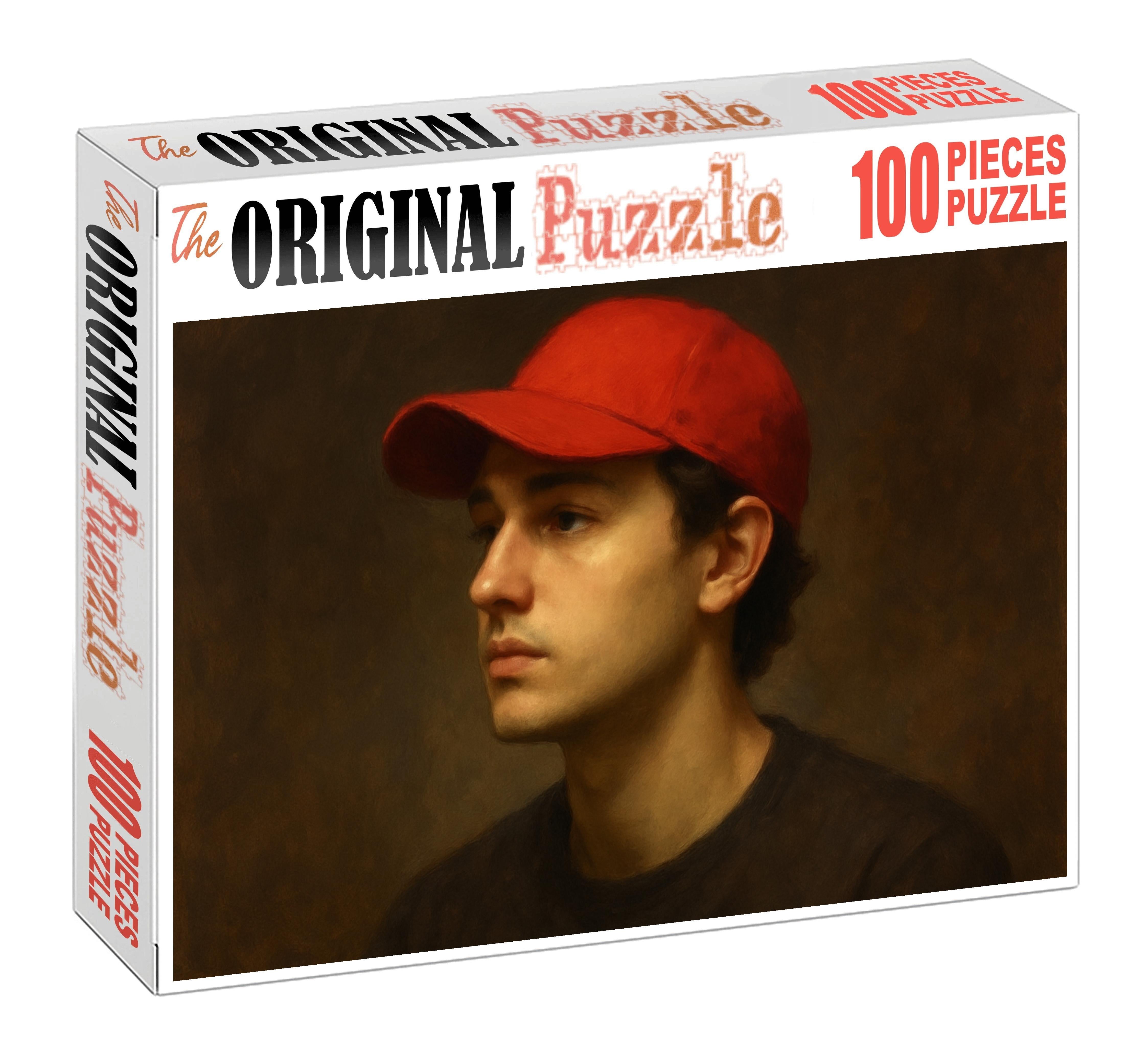 Portrait Of A Young Man With A Red Cap Mini Puzzle