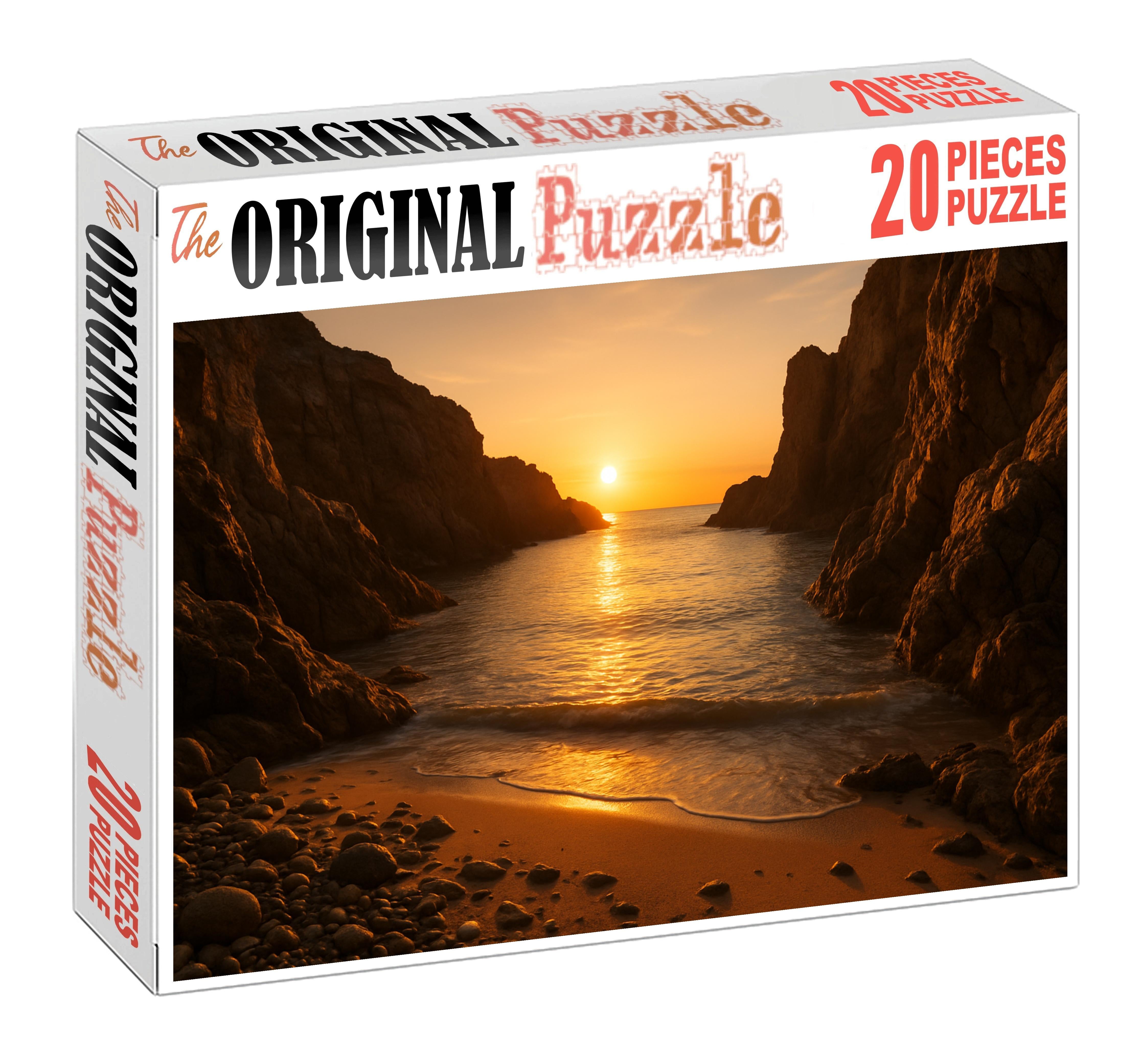 Sunrise Cliff Cove 100 Piece Puzzle